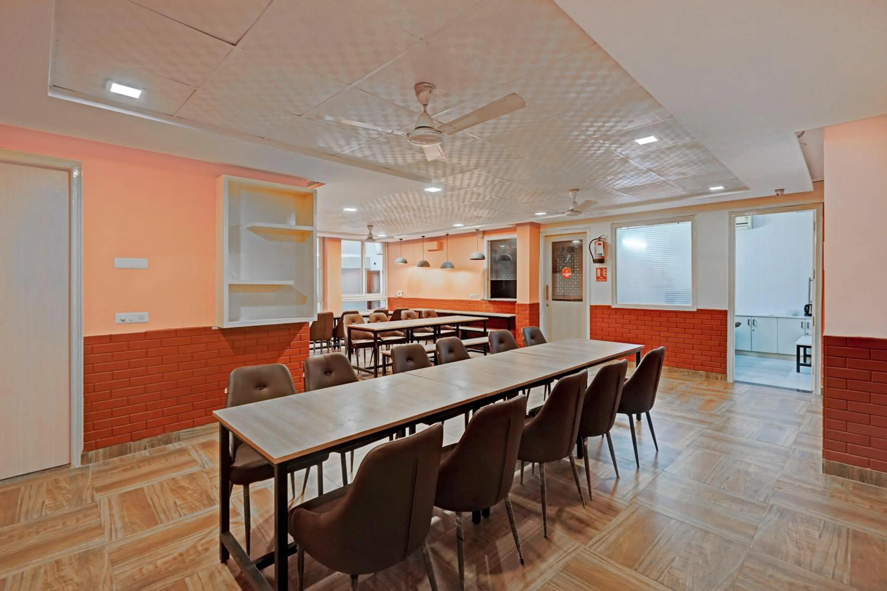 Dining area in The Byke Express Medicity Near Medanta