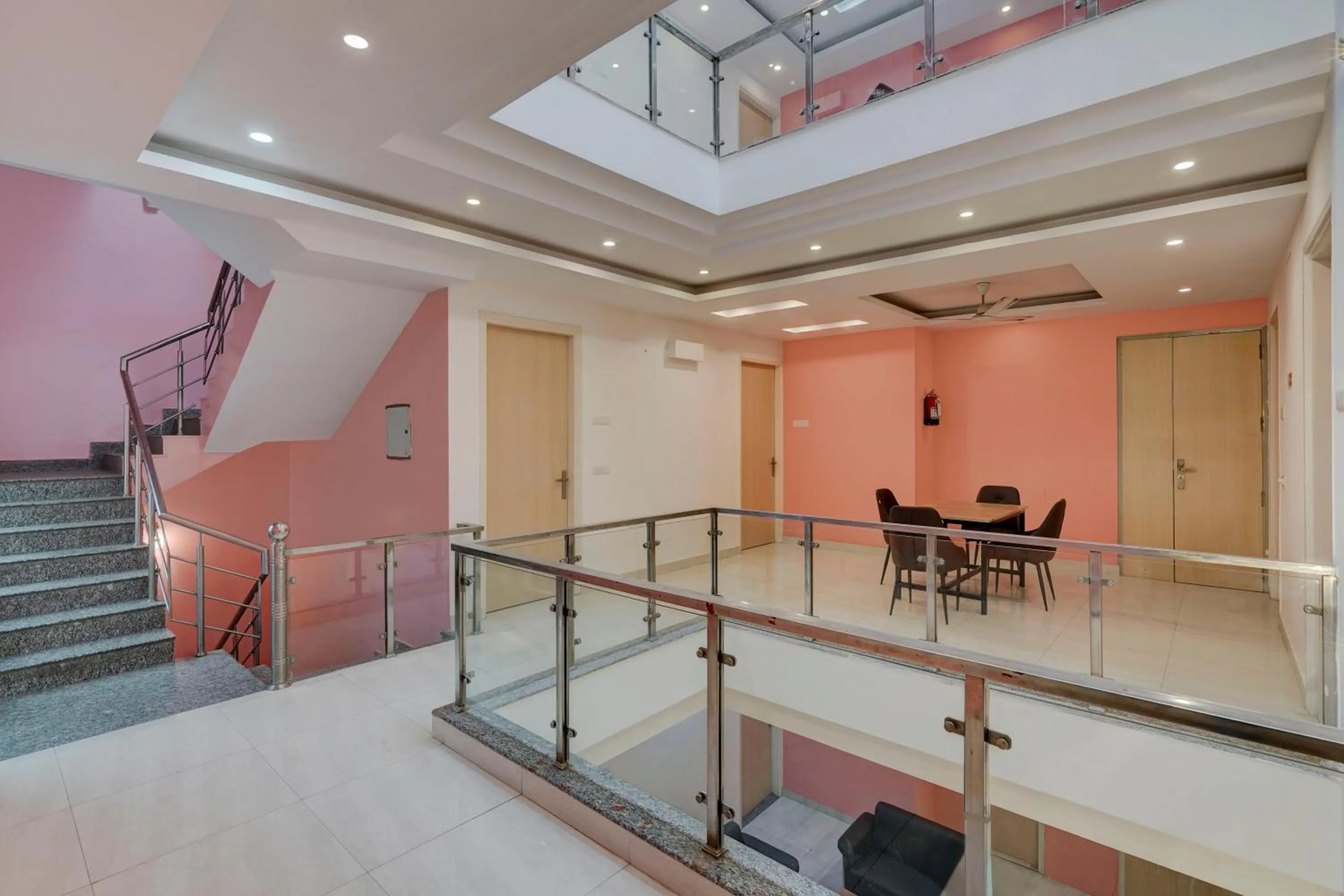 Seating area in The Byke Express Medicity Near Medanta