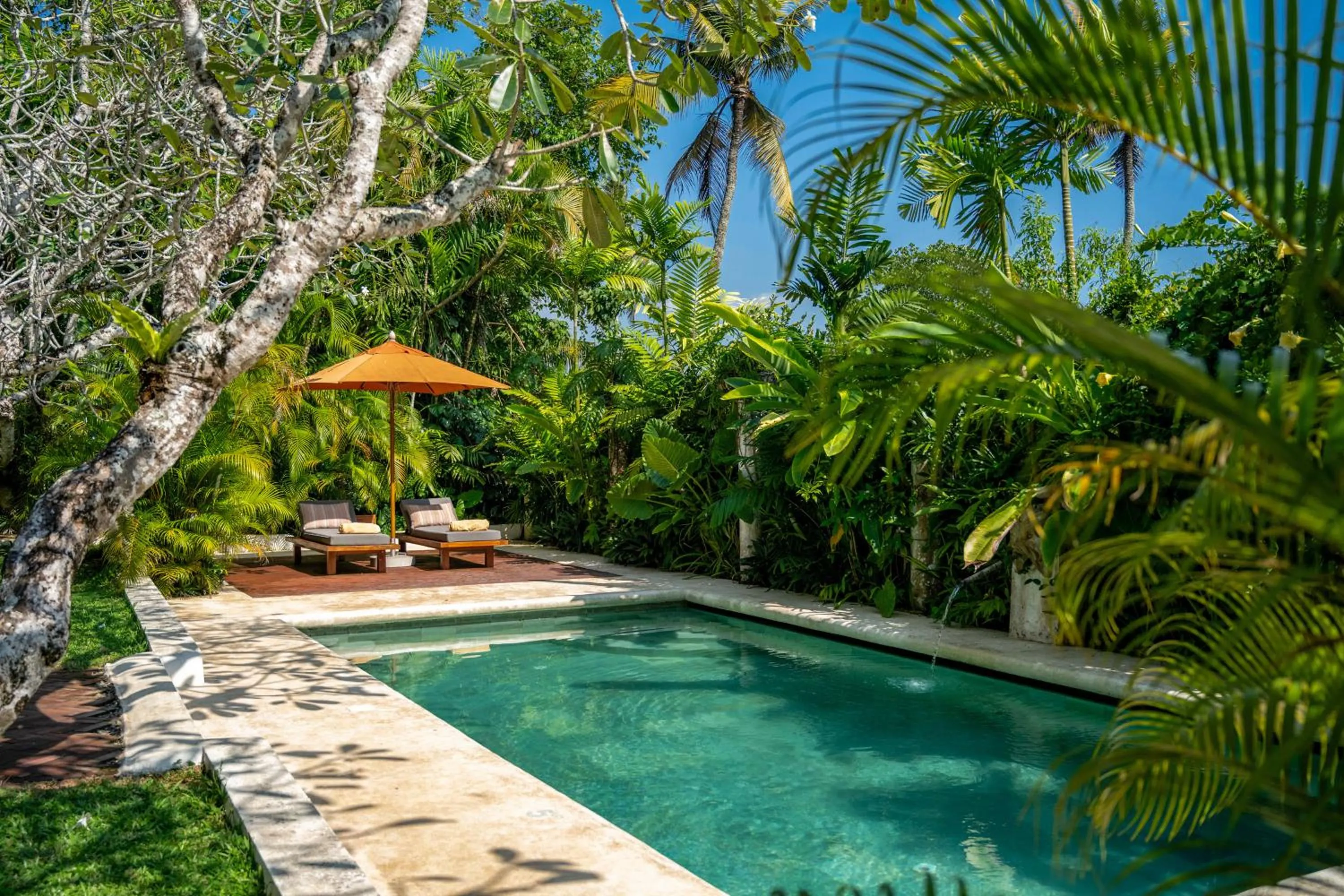 Swimming pool in The Sun House