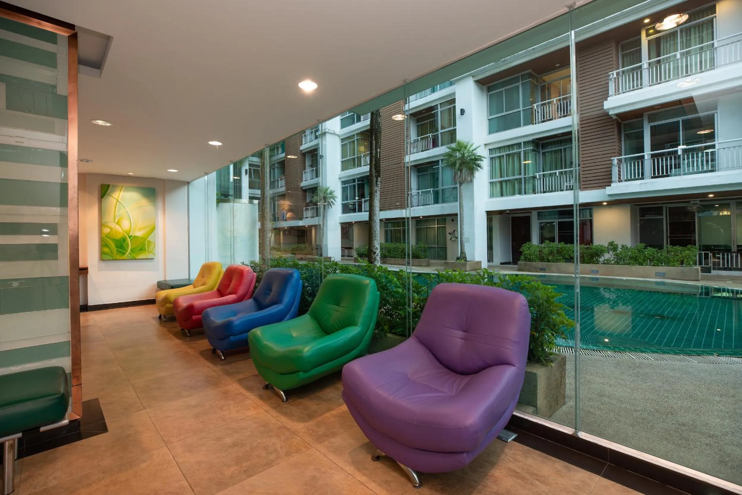 Lobby or reception in iCheck inn Residences Patong