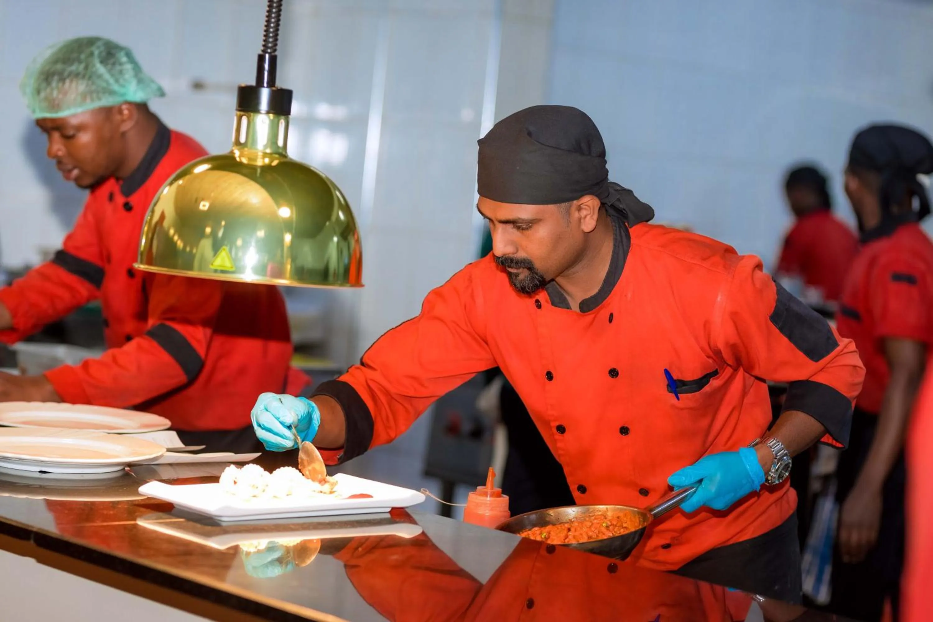 Food and drinks in The Hut Restaurant & Boutique Hotel