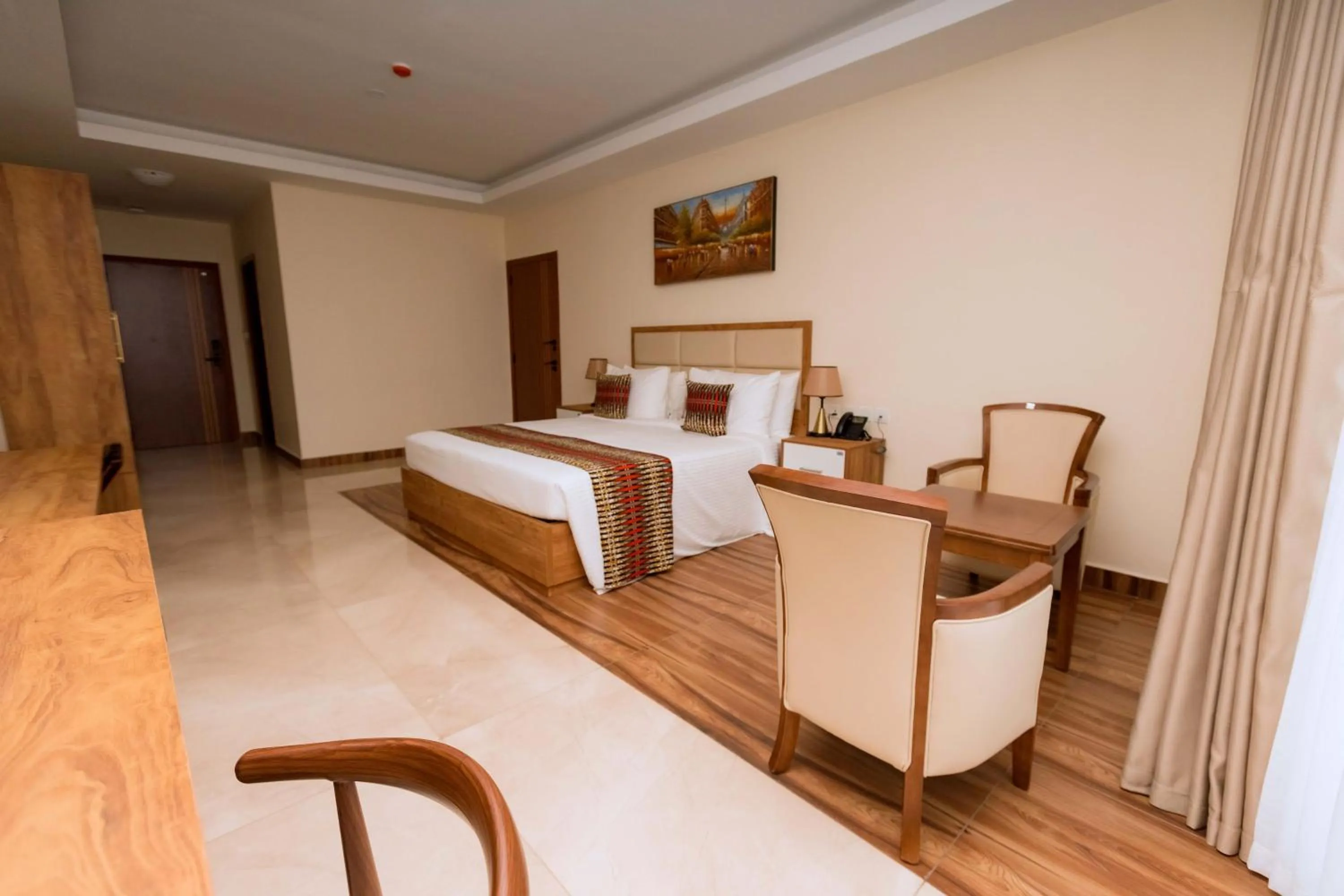 Bedroom, Bed in The Hut Restaurant & Boutique Hotel