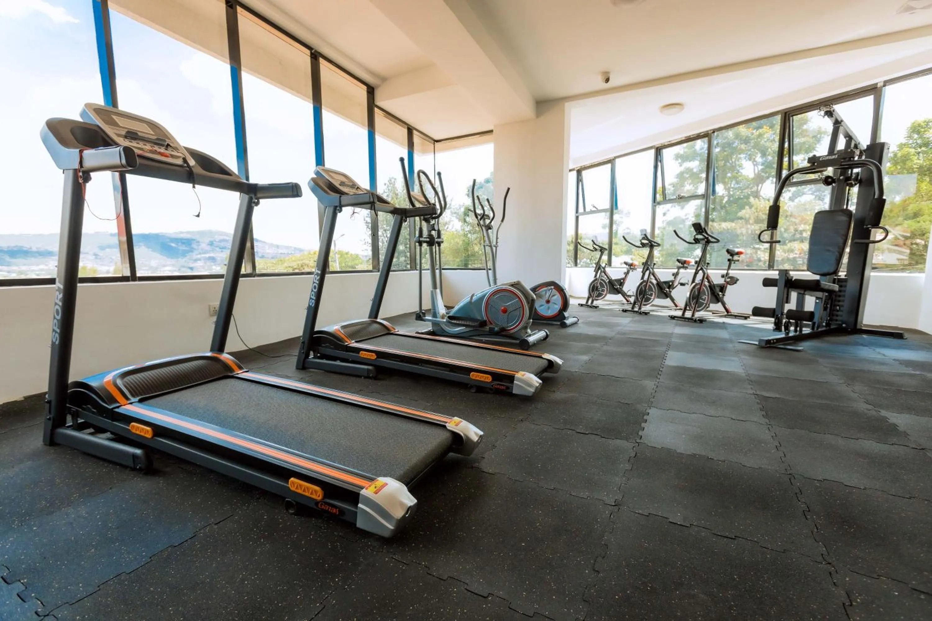 Fitness centre/facilities in The Hut Restaurant & Boutique Hotel