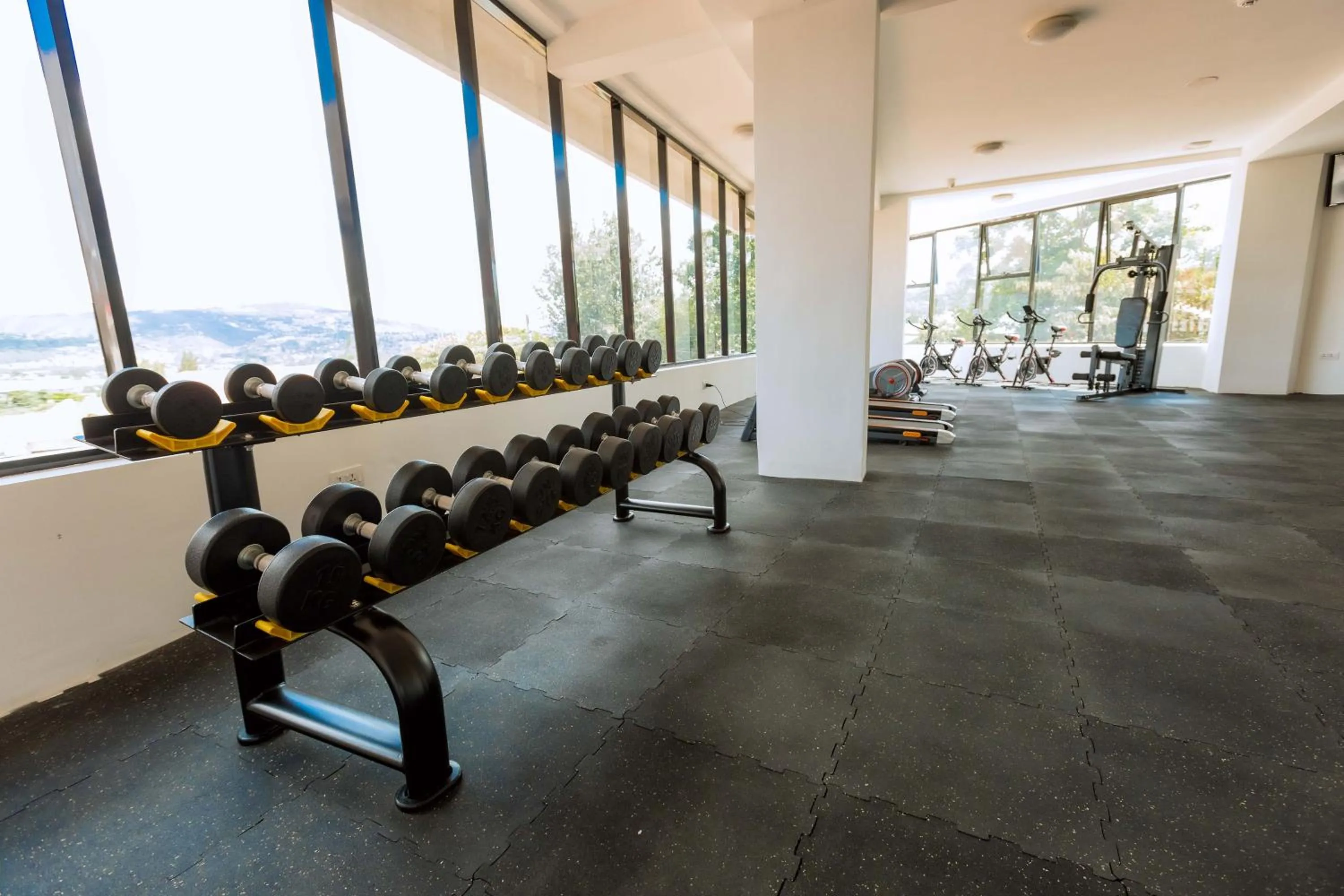 Fitness centre/facilities in The Hut Restaurant & Boutique Hotel
