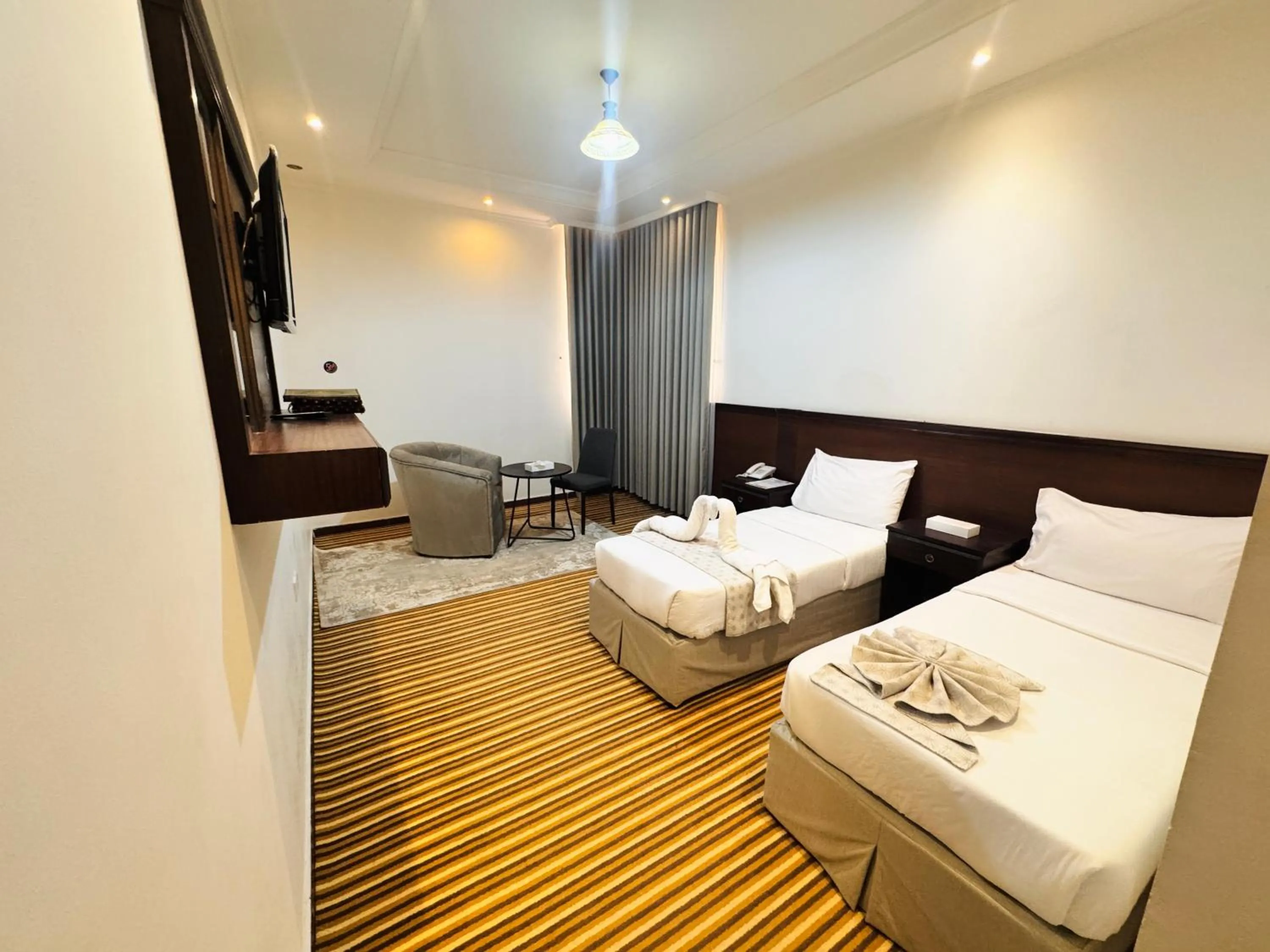 Bed in Cent Al Khair Hotel Makkah