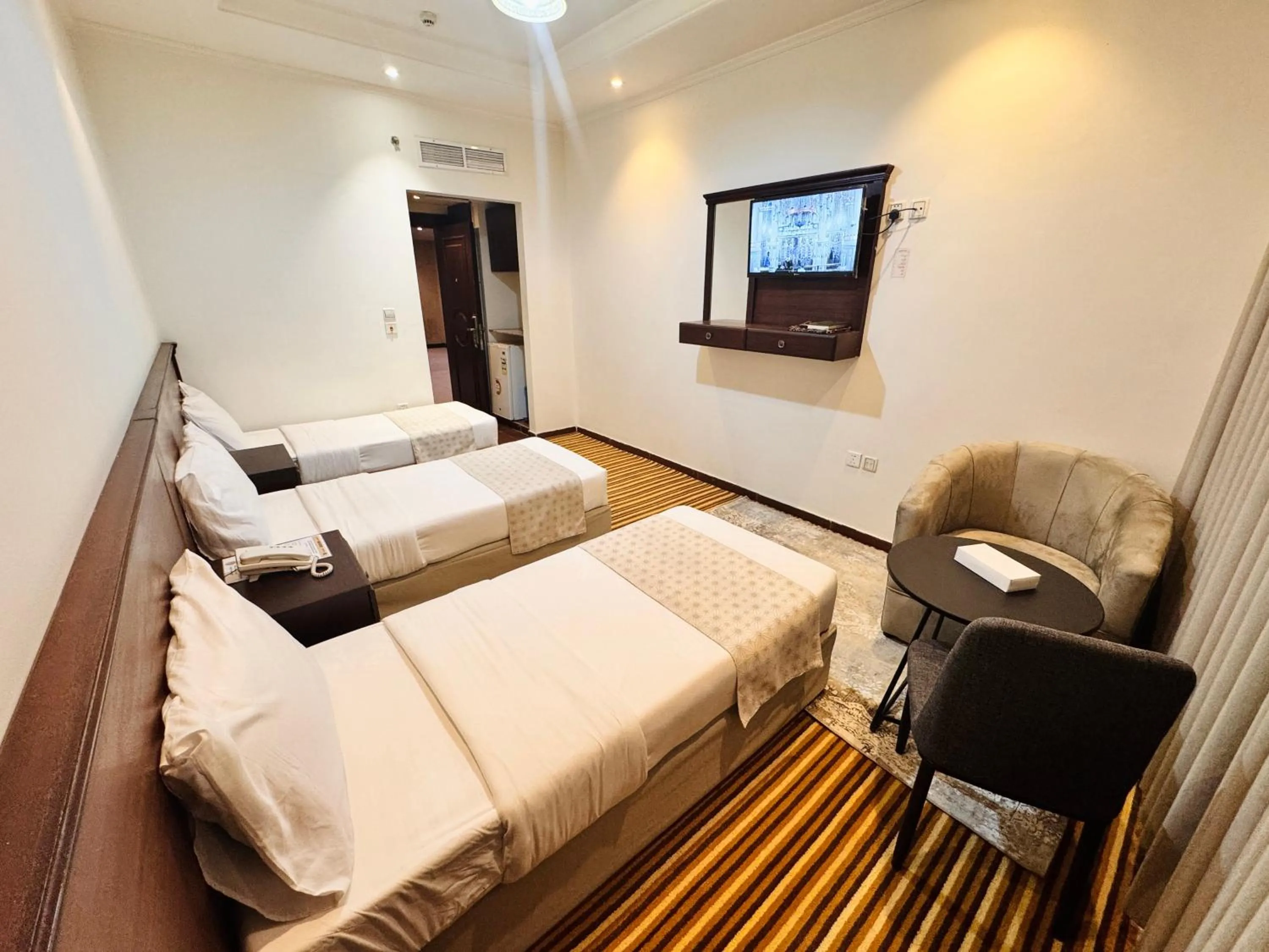 Bed in Cent Al Khair Hotel Makkah