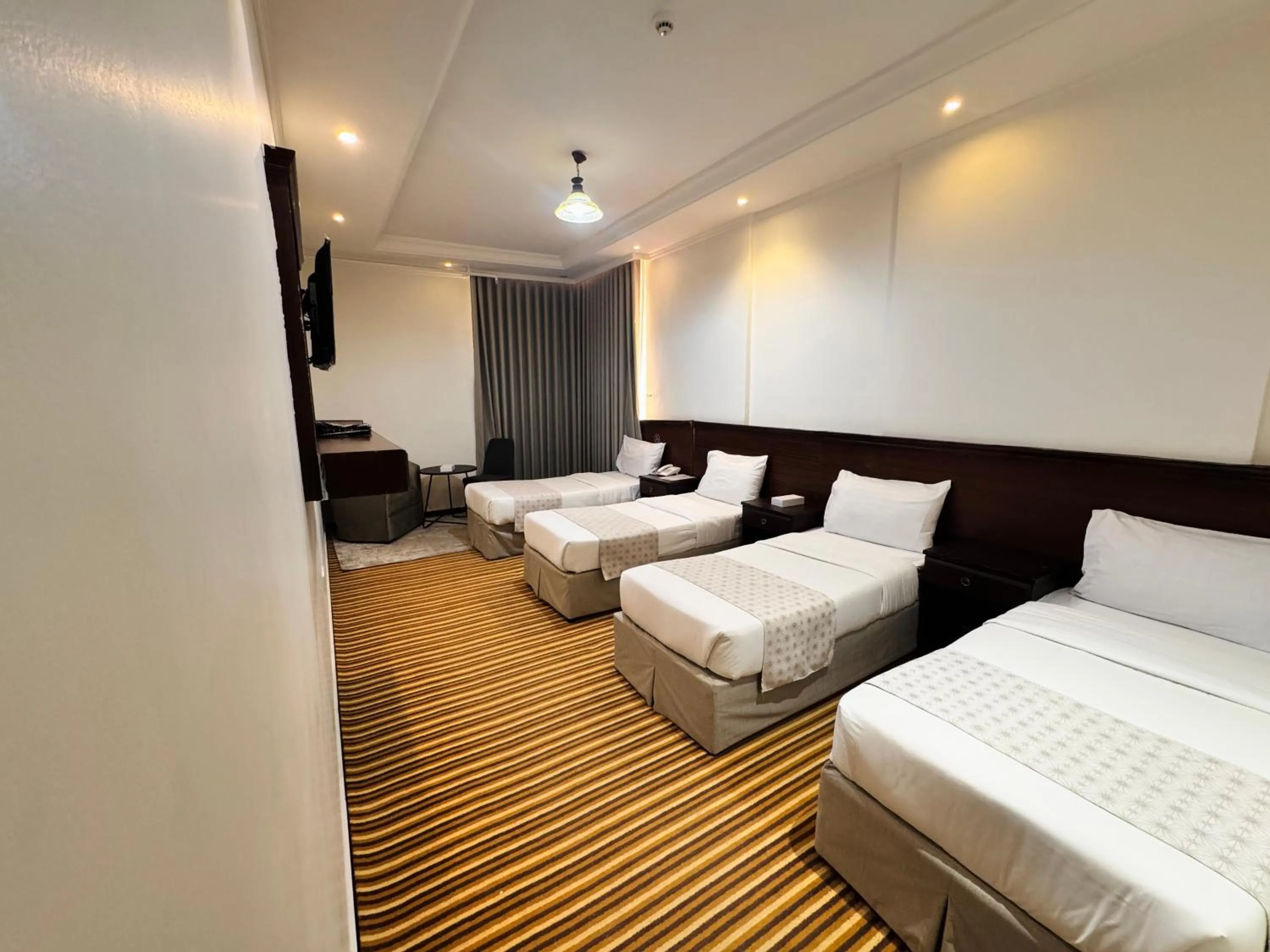 Bed in Cent Al Khair Hotel Makkah