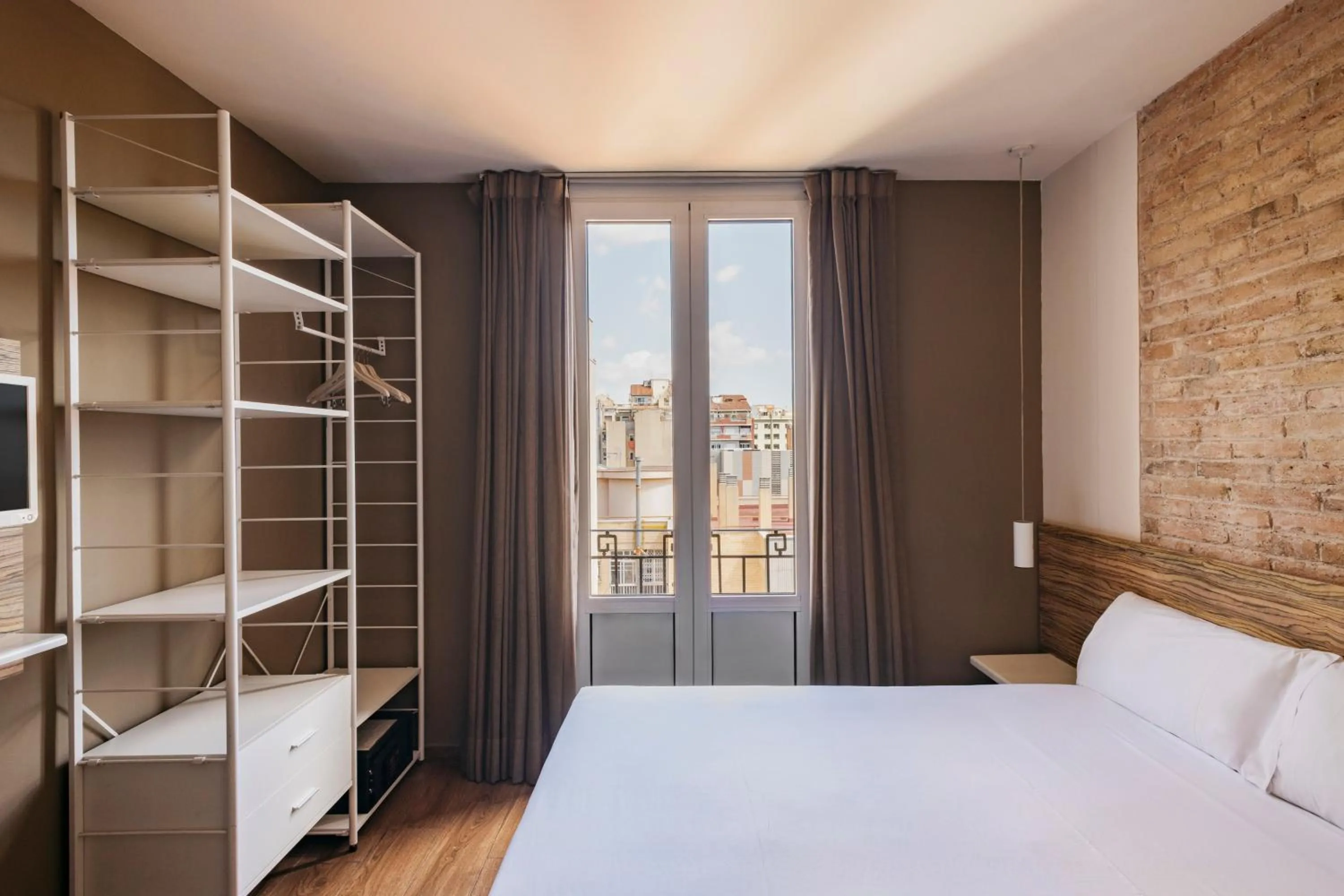 Bedroom, Bed in Barcelona Apartment Milà