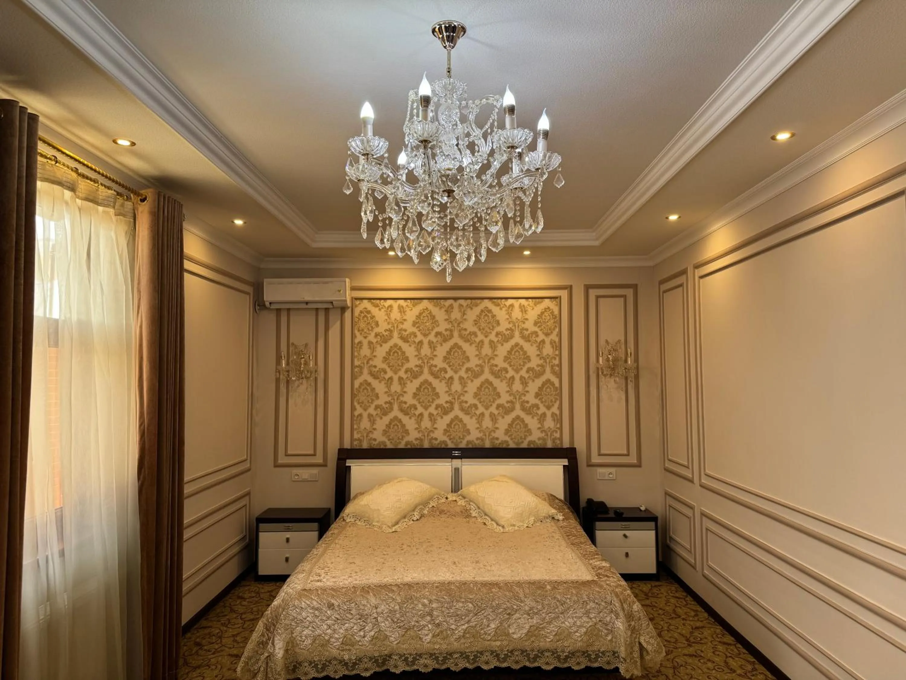 Bed in EmirHan Hotel