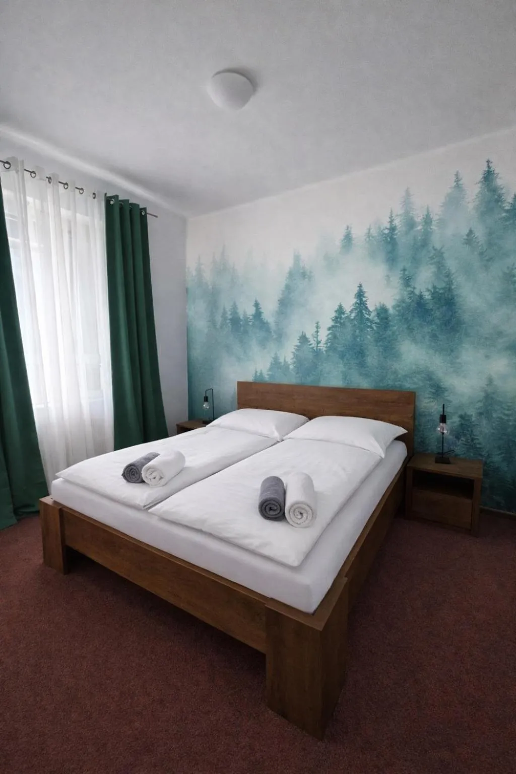 Bed in hotel Sádek