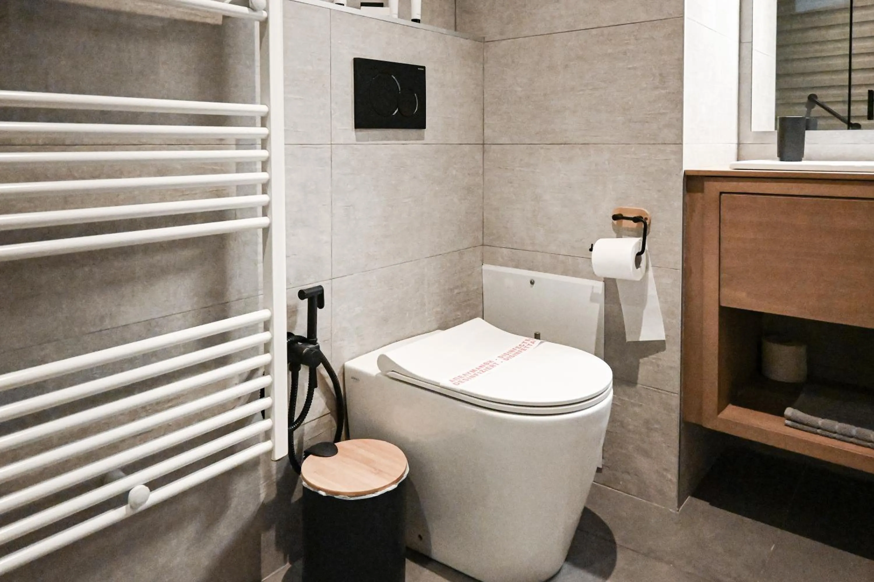 Toilet in Komody Apartments