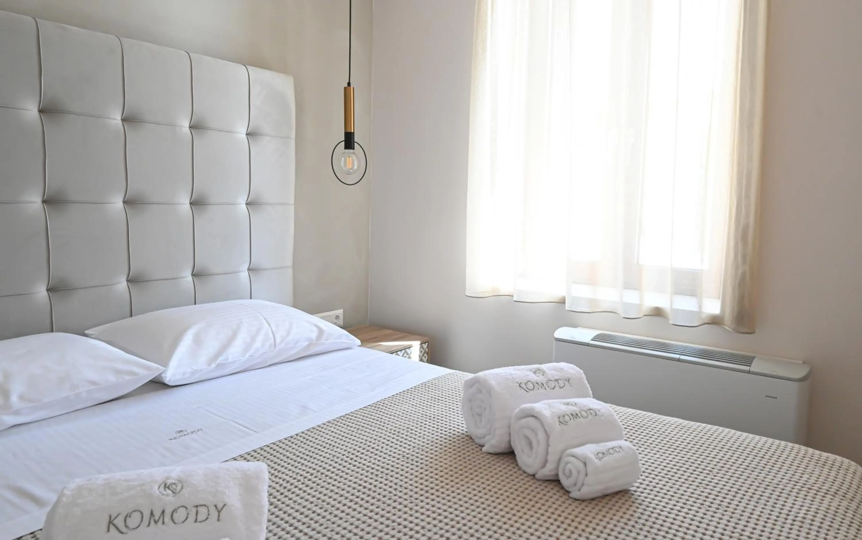 Bedroom, Bed in Komody Apartments