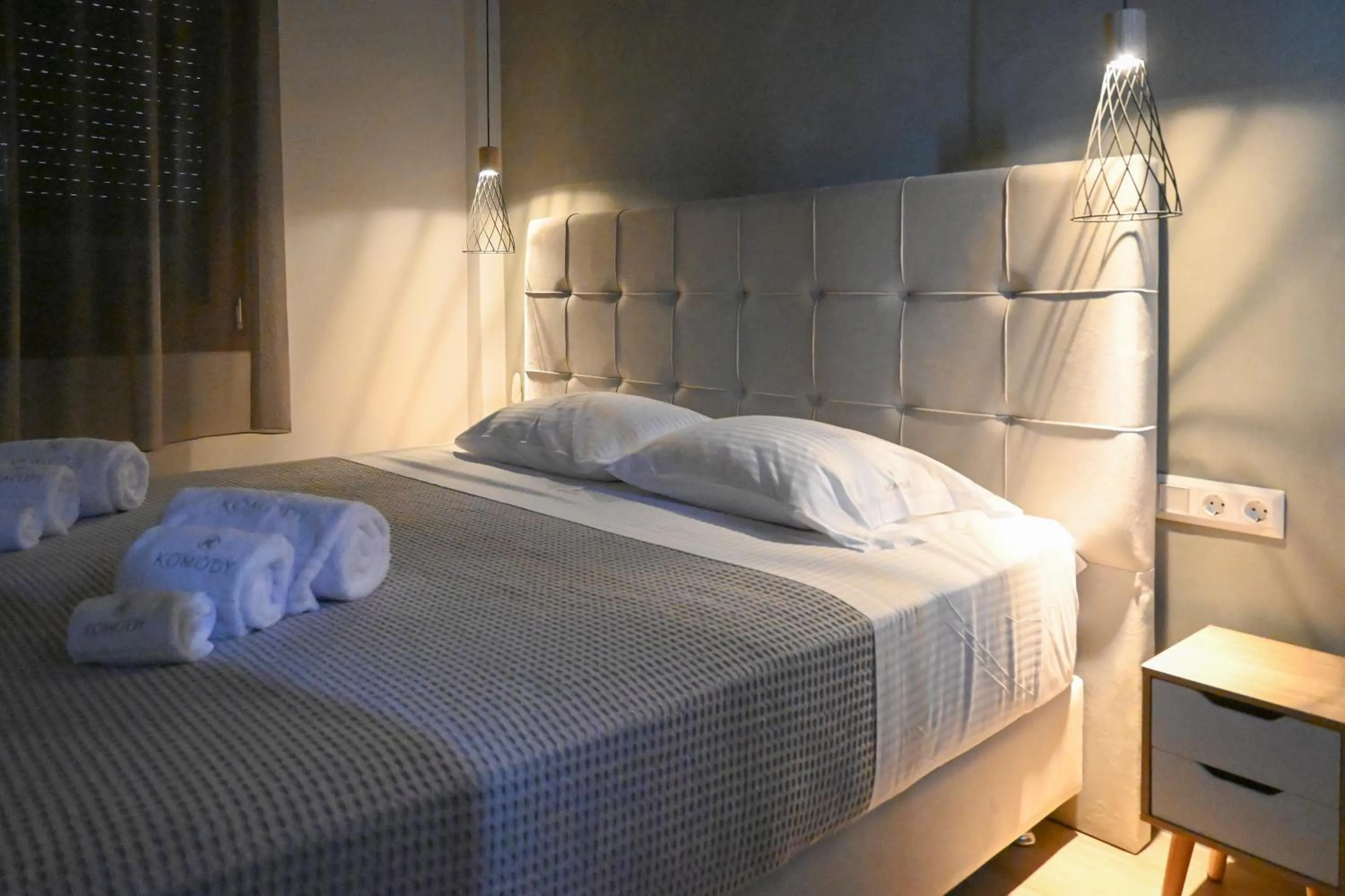 Bedroom, Bed in Komody Apartments