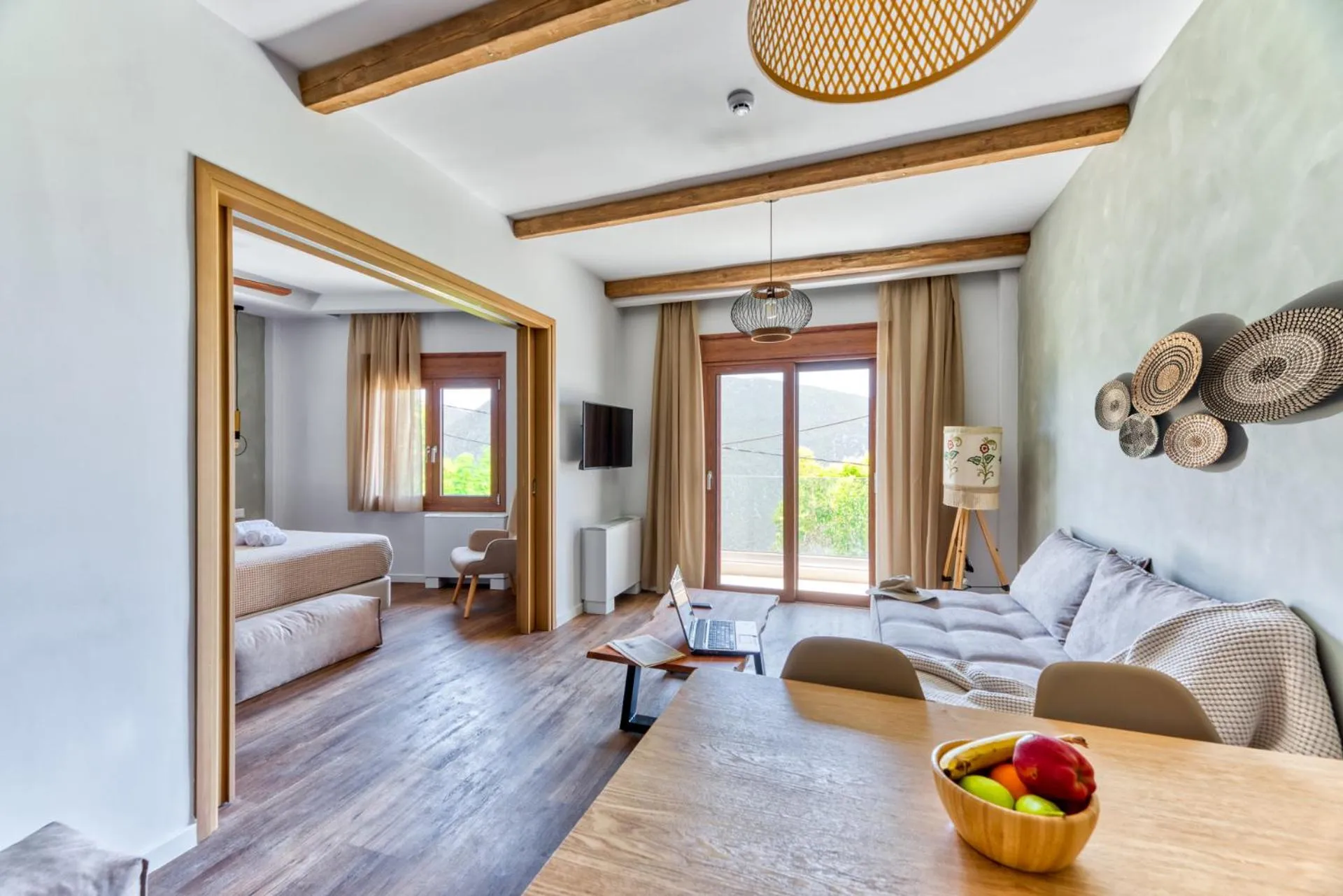 Balcony/Terrace, Bed in Komody Apartments