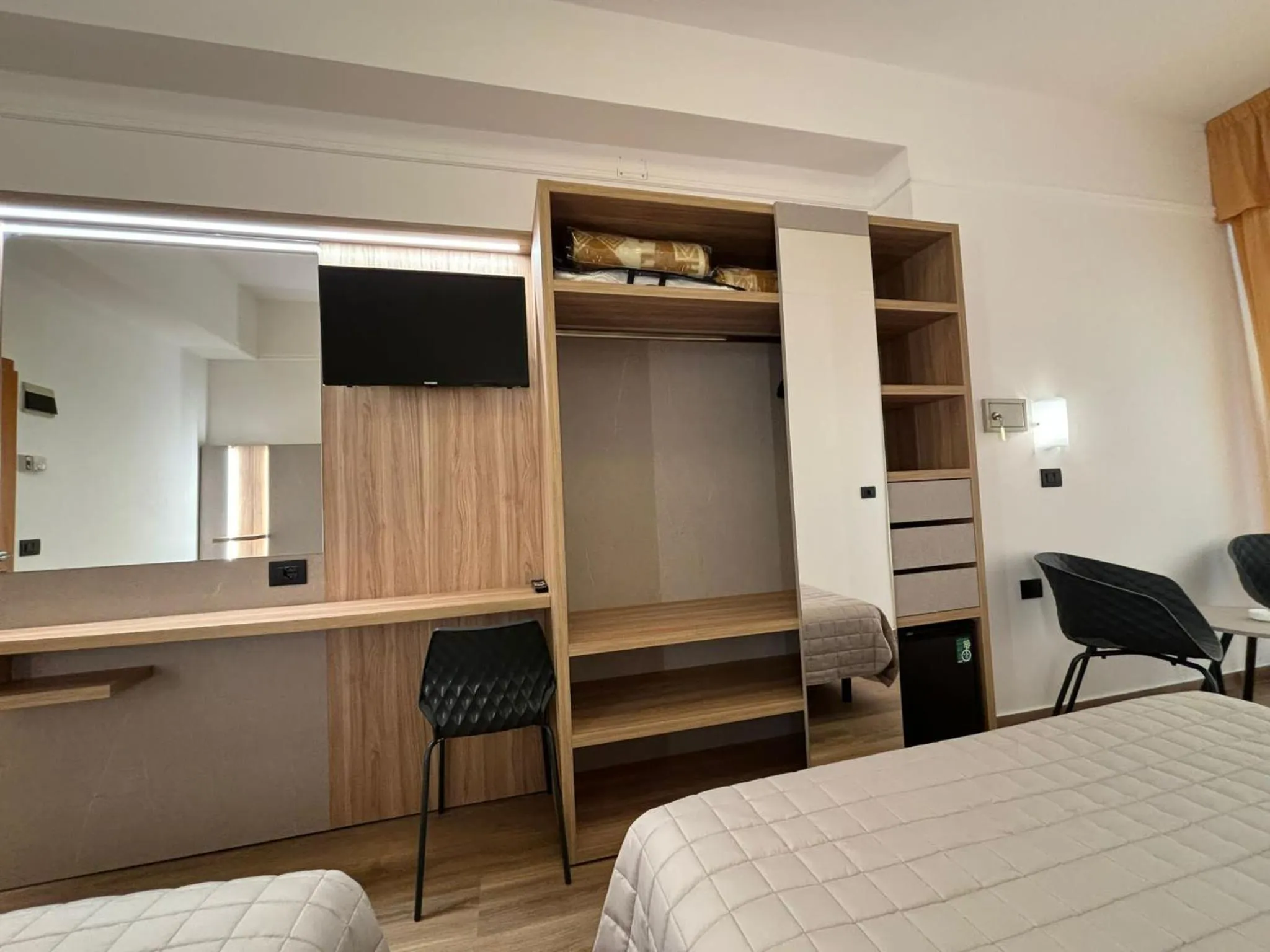 Bed in Hotel Cobalto