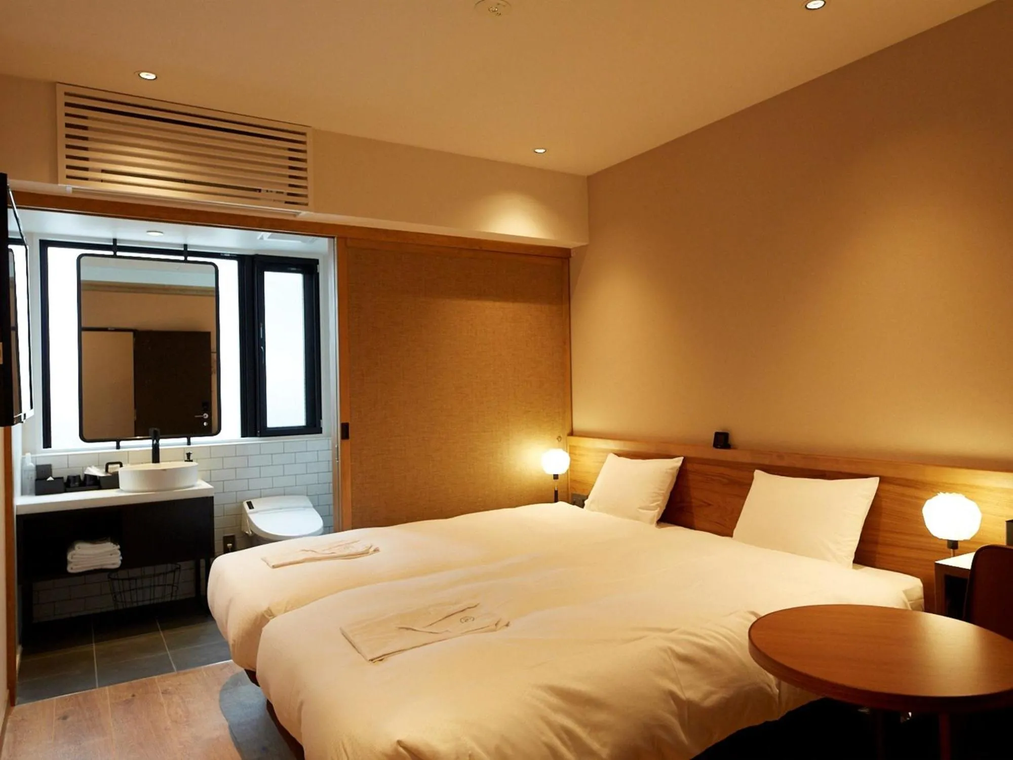Photo of the whole room, Bed in hotel Bell・Kyoto