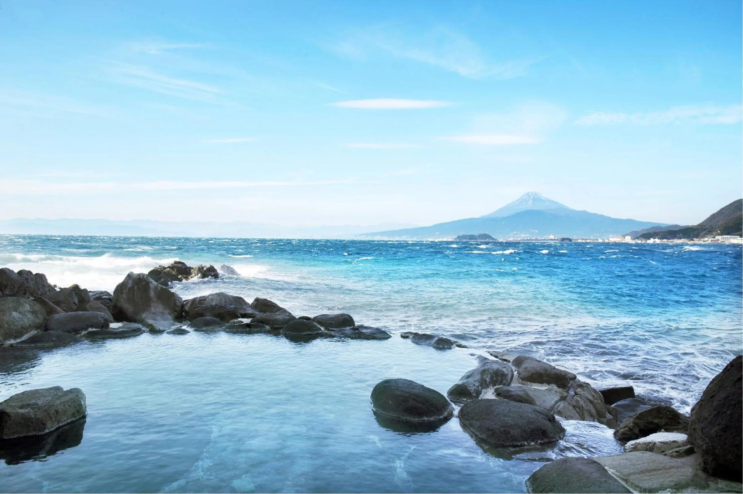 Hot Spring Bath in Awashima Hotel