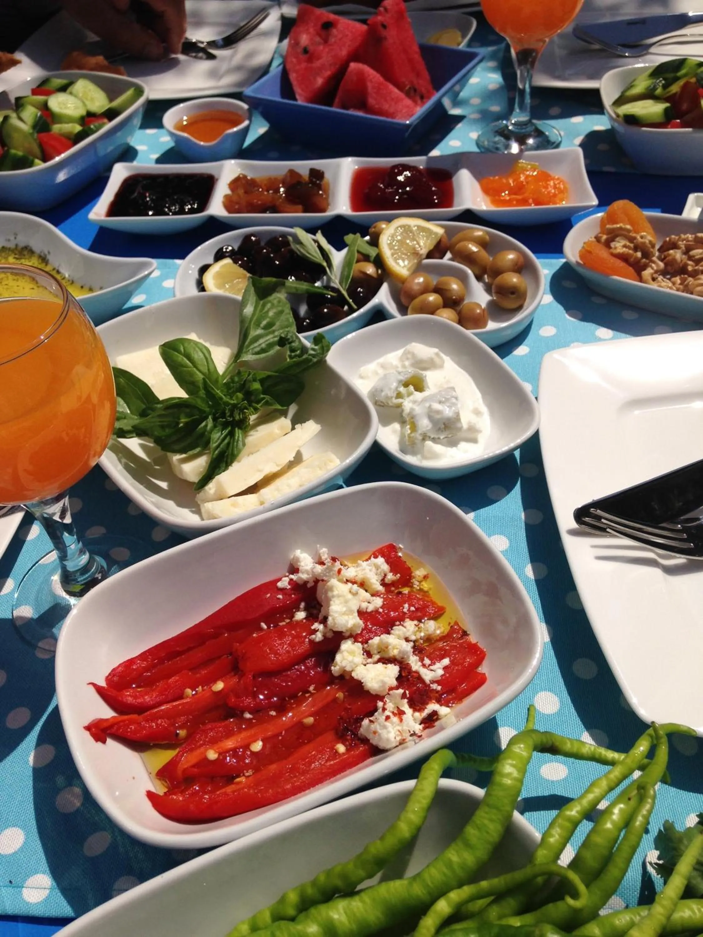 Breakfast in Çakir Bey Hotel