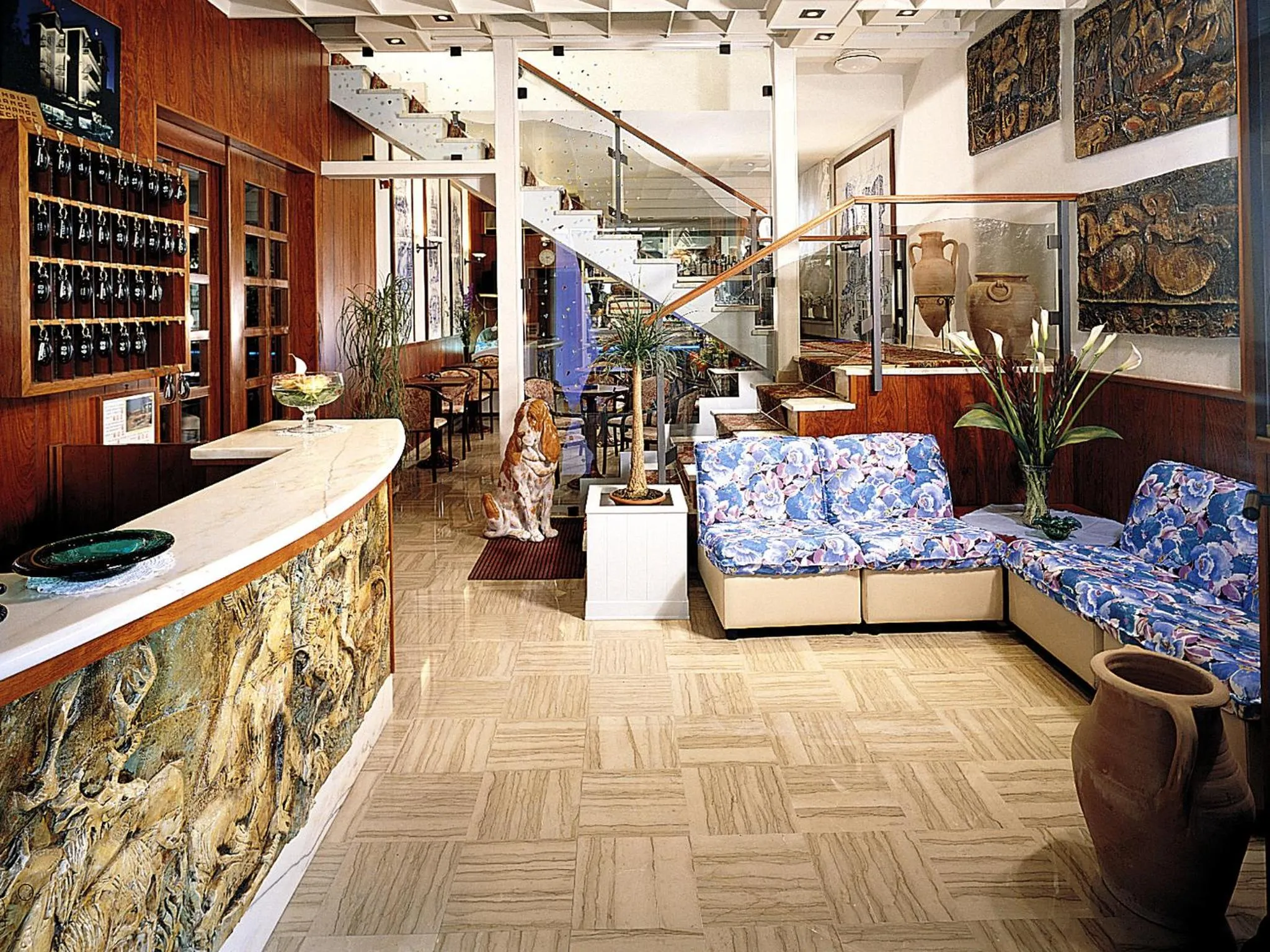 Lobby or reception in Hotel Emma Nord