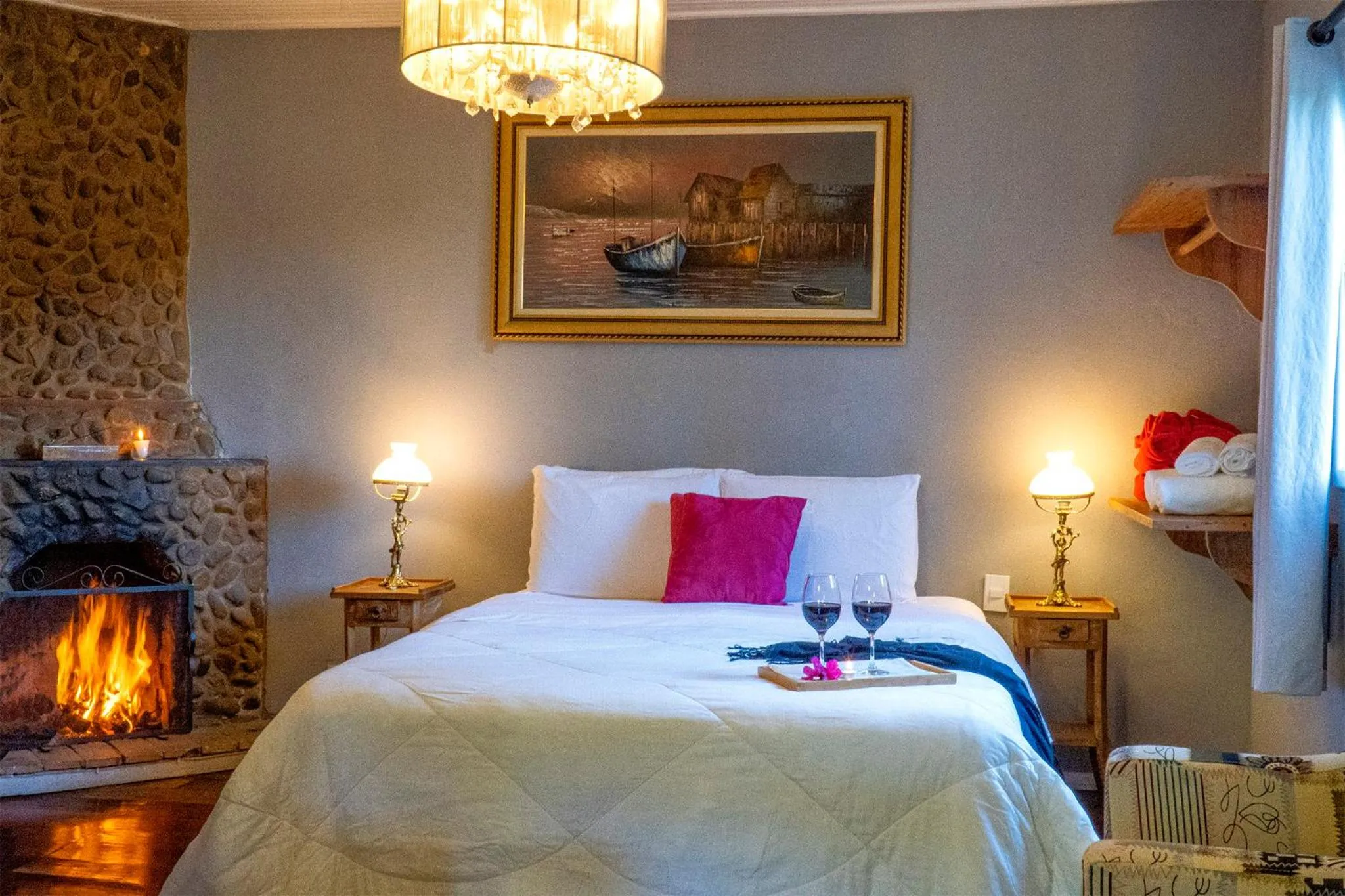 Bed in Pousada Refúgio das Aves