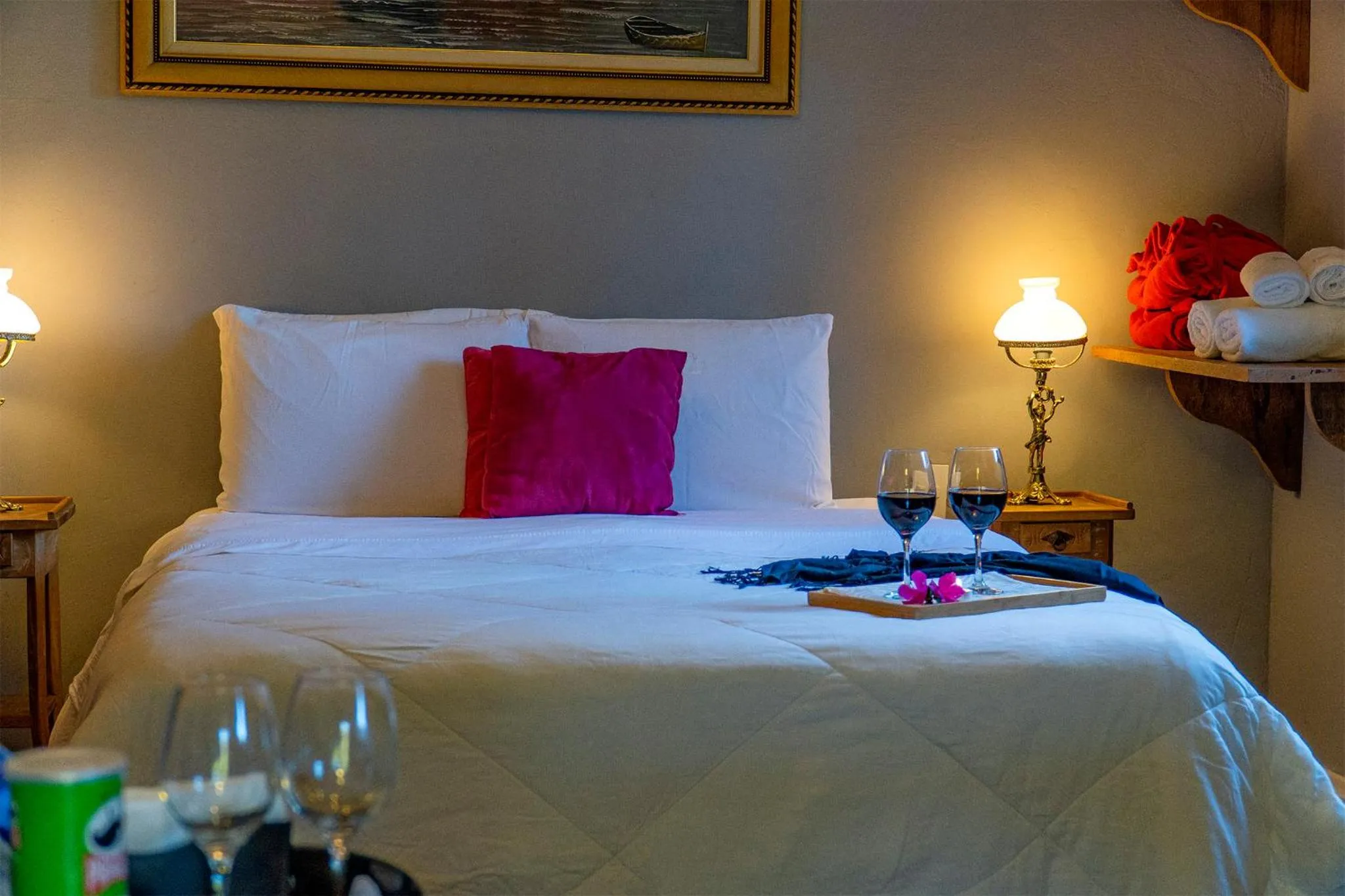 Bed in Pousada Refúgio das Aves