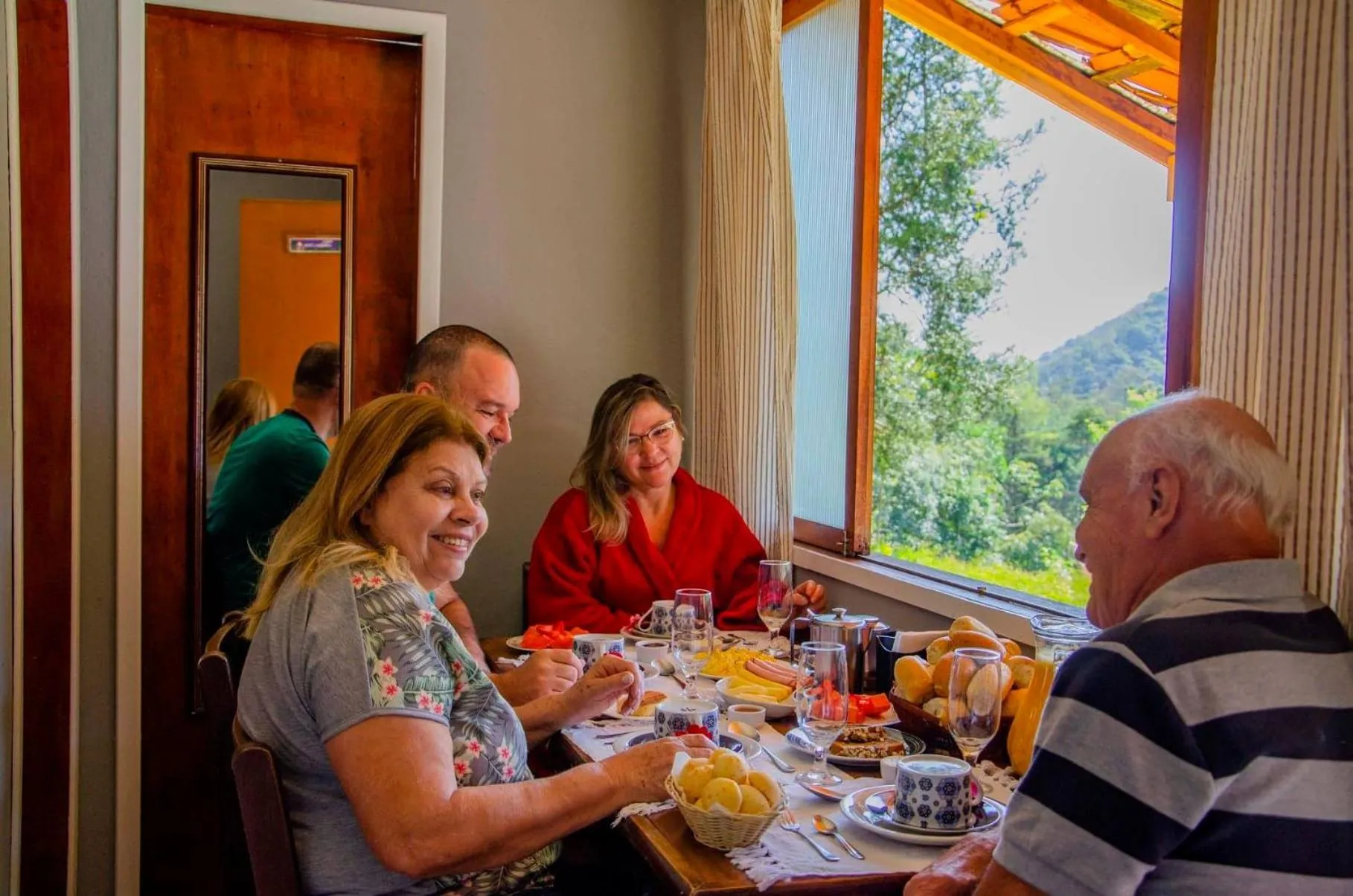 Breakfast in Pousada Refúgio das Aves