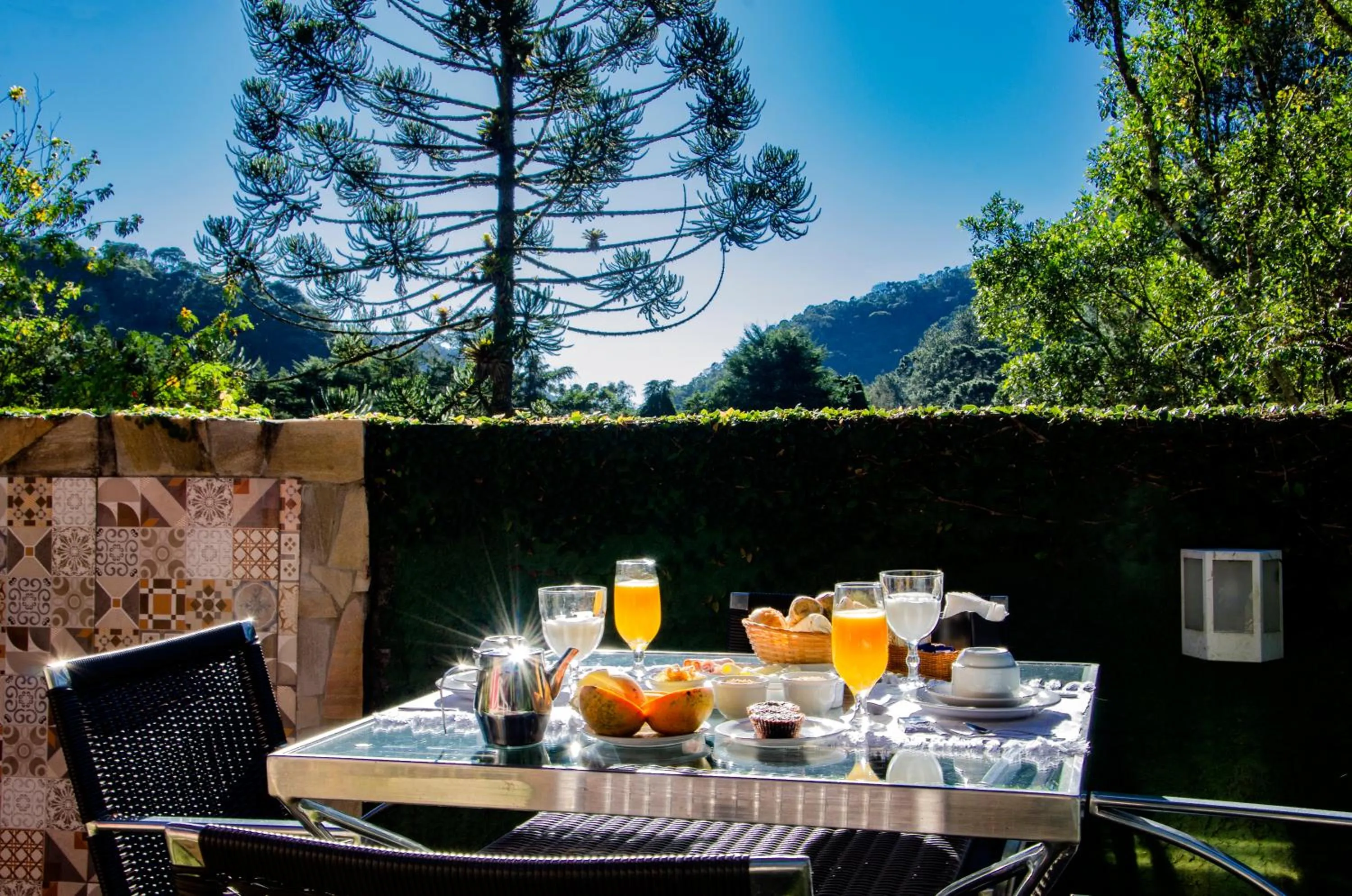 Breakfast in Pousada Refúgio das Aves