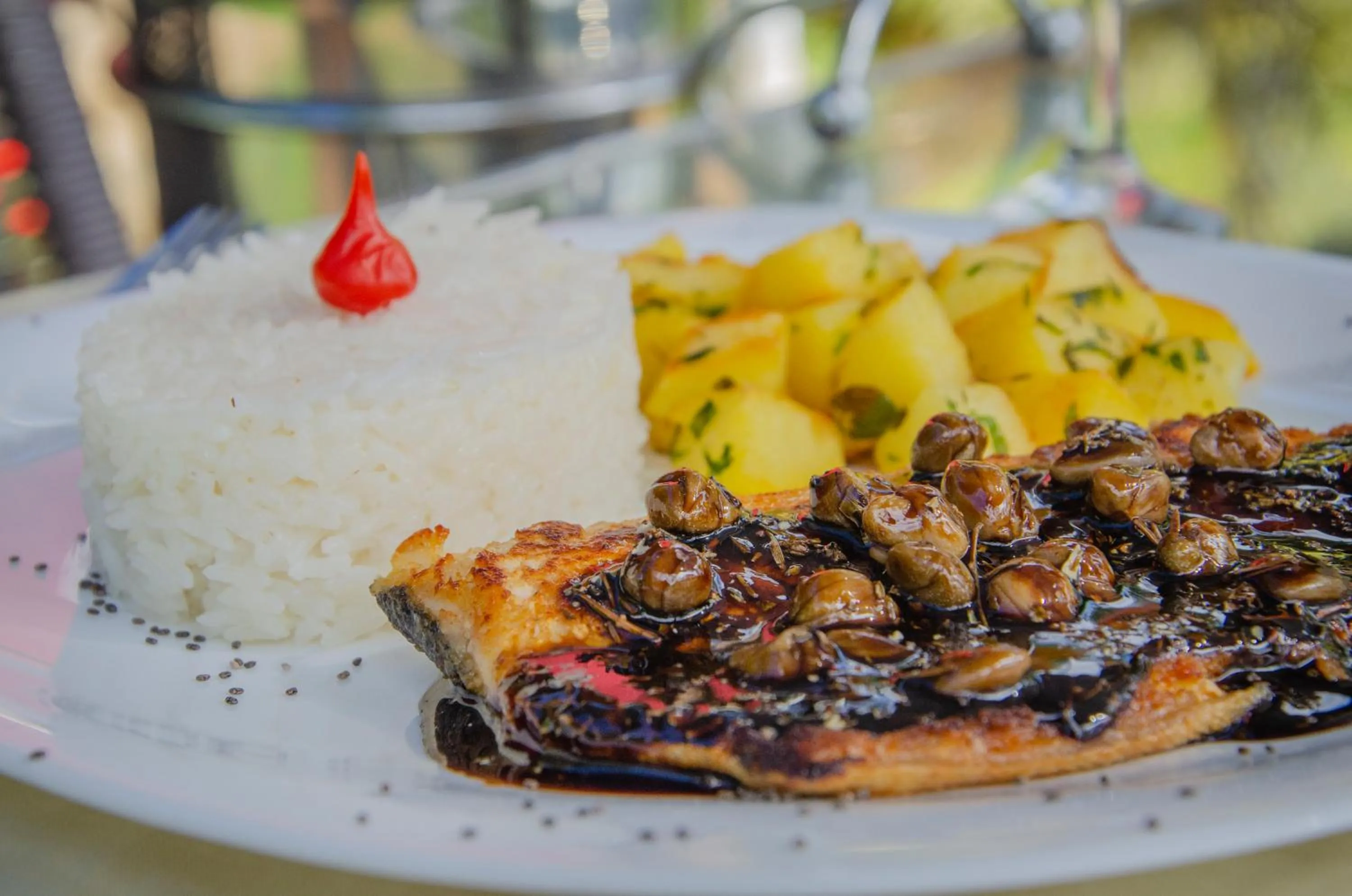 Food in Pousada Refúgio das Aves