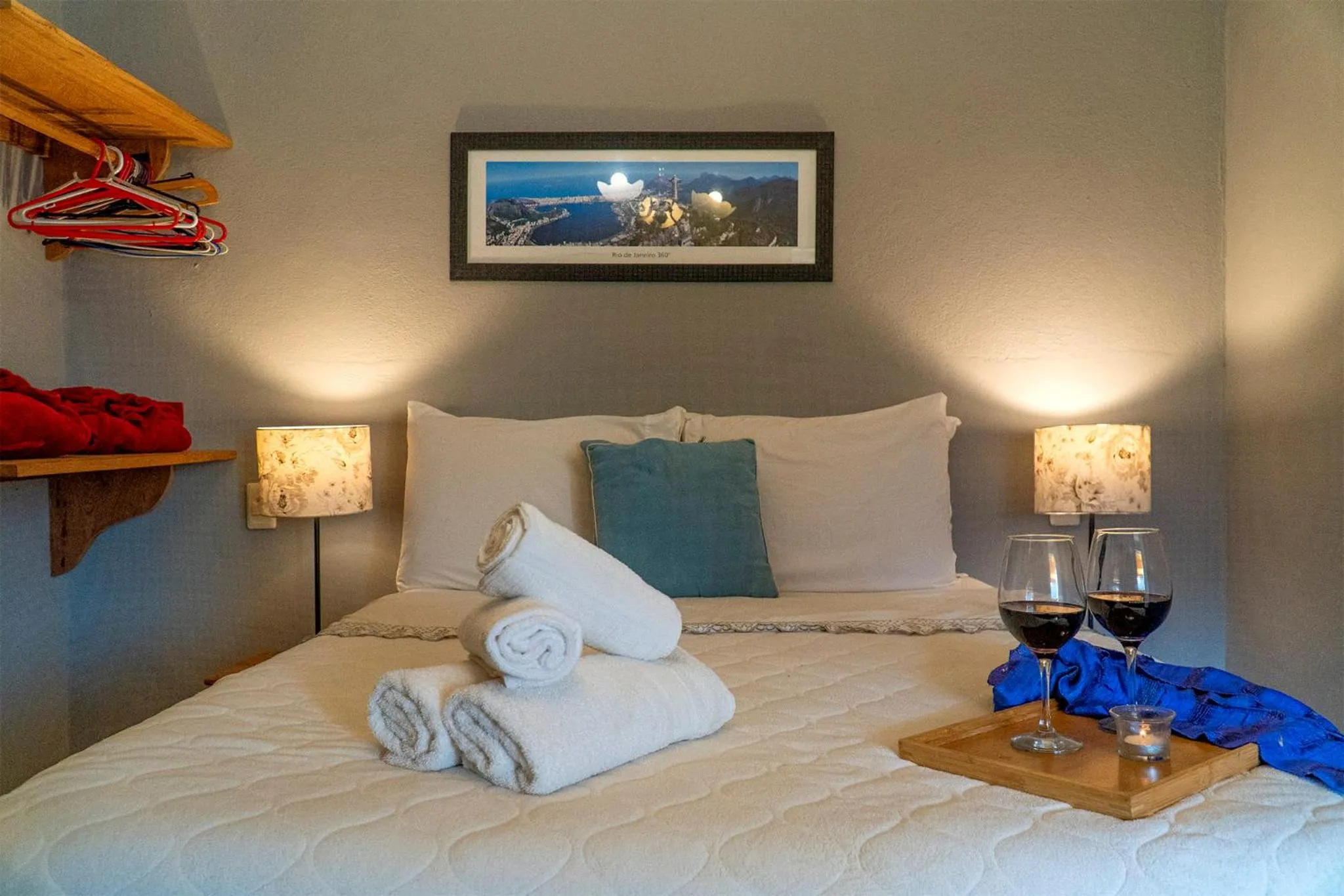 Bed in Pousada Refúgio das Aves