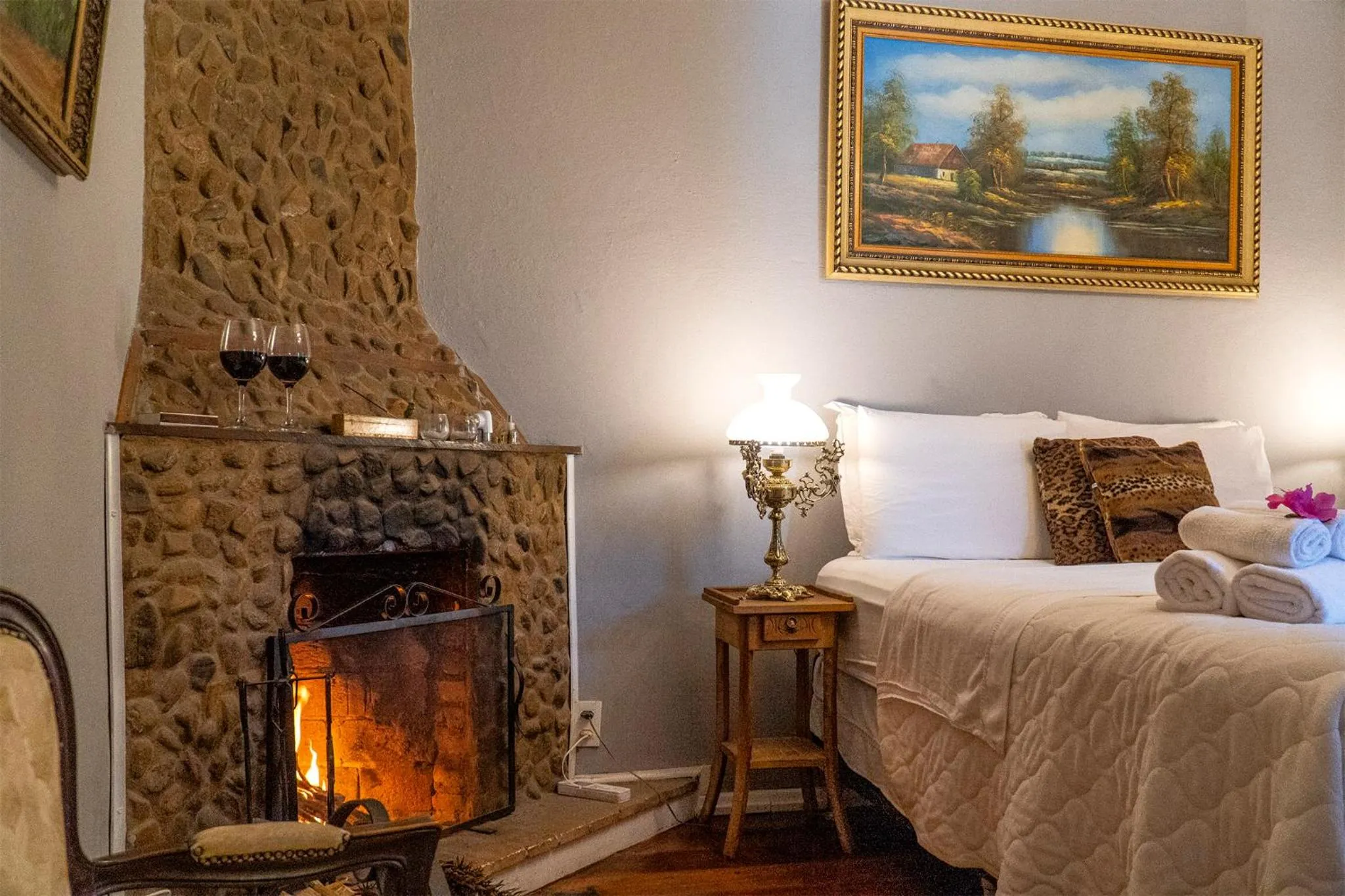 Bed in Pousada Refúgio das Aves