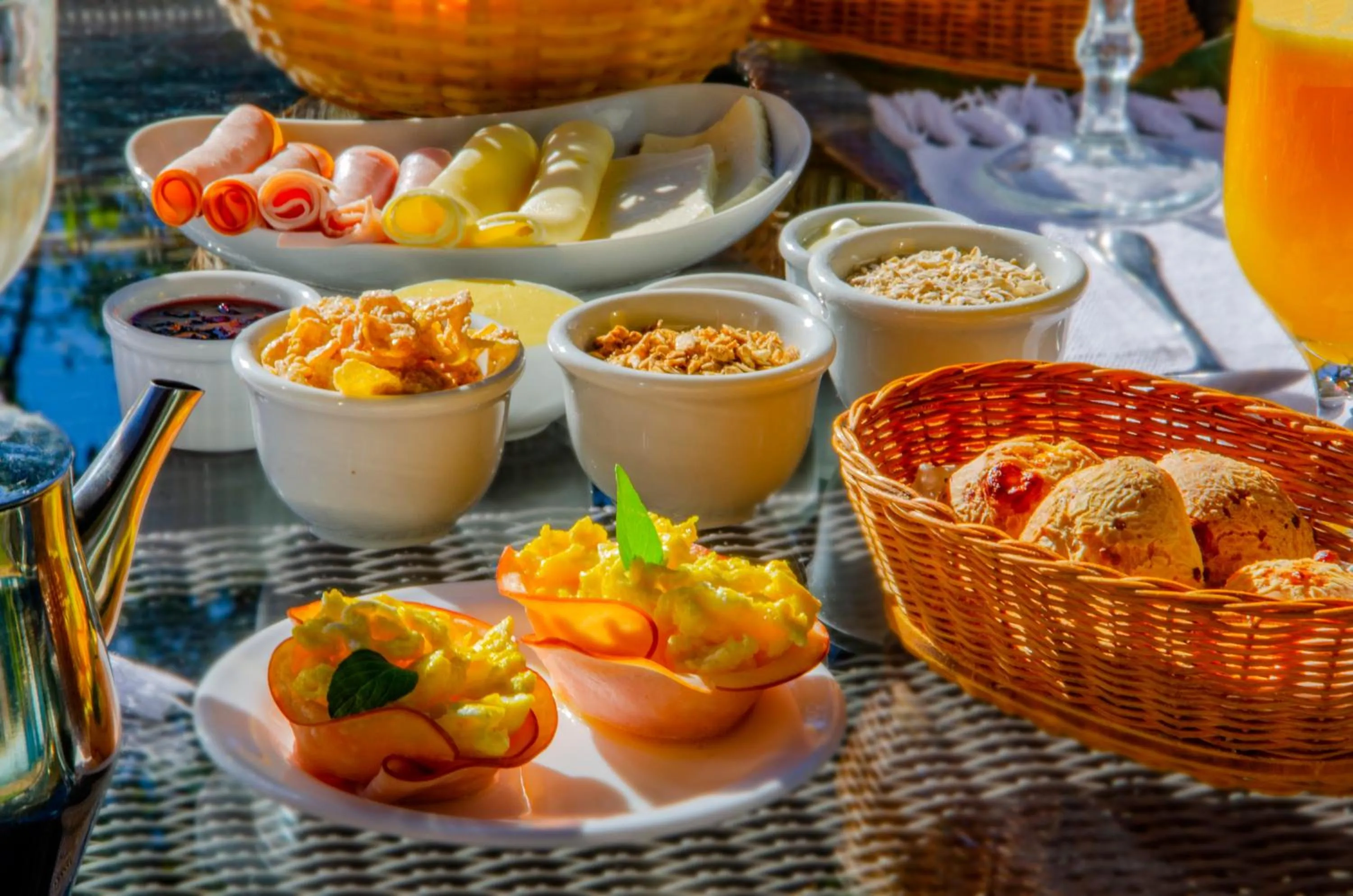 Breakfast in Pousada Refúgio das Aves