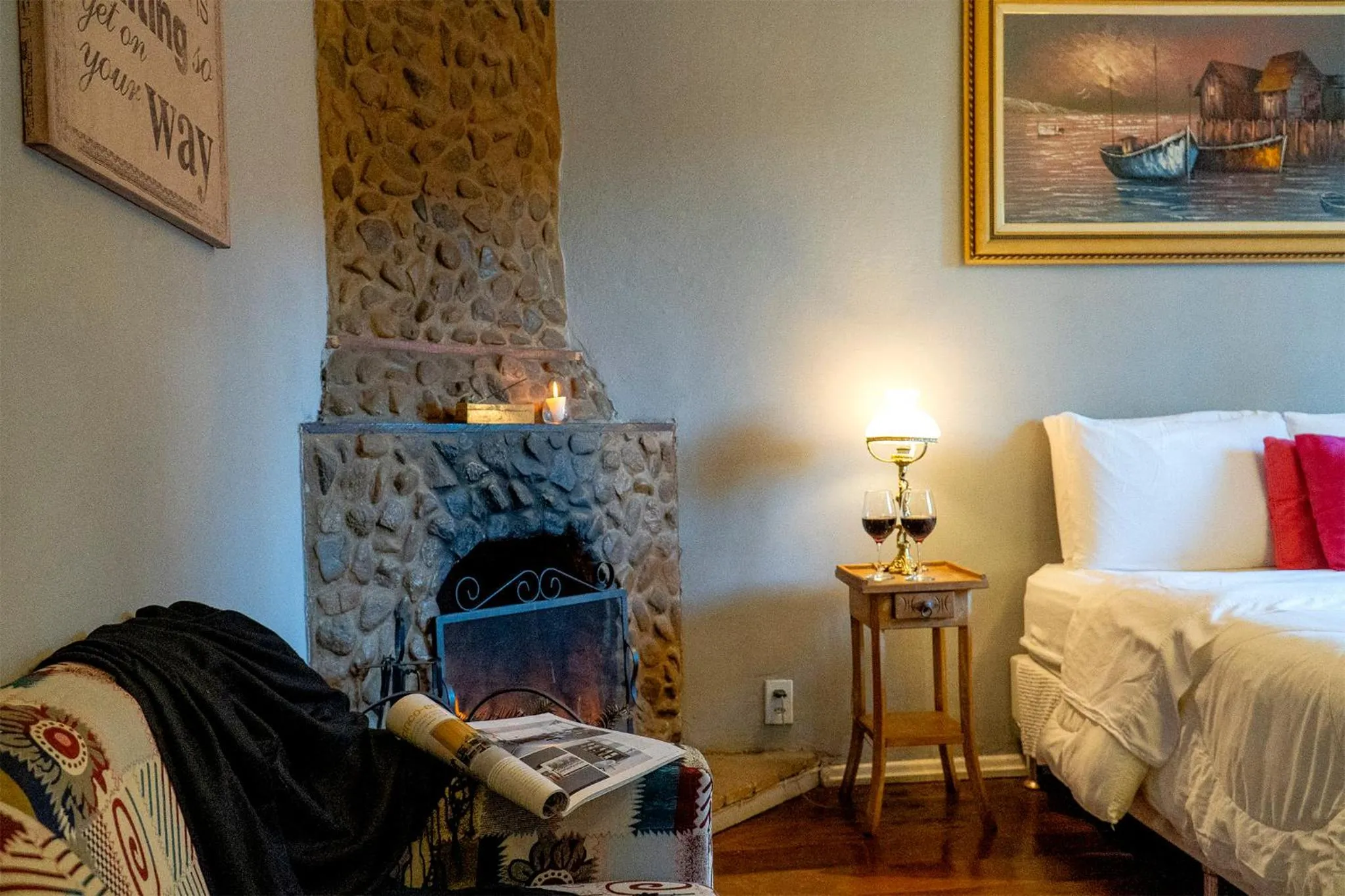 Bed in Pousada Refúgio das Aves