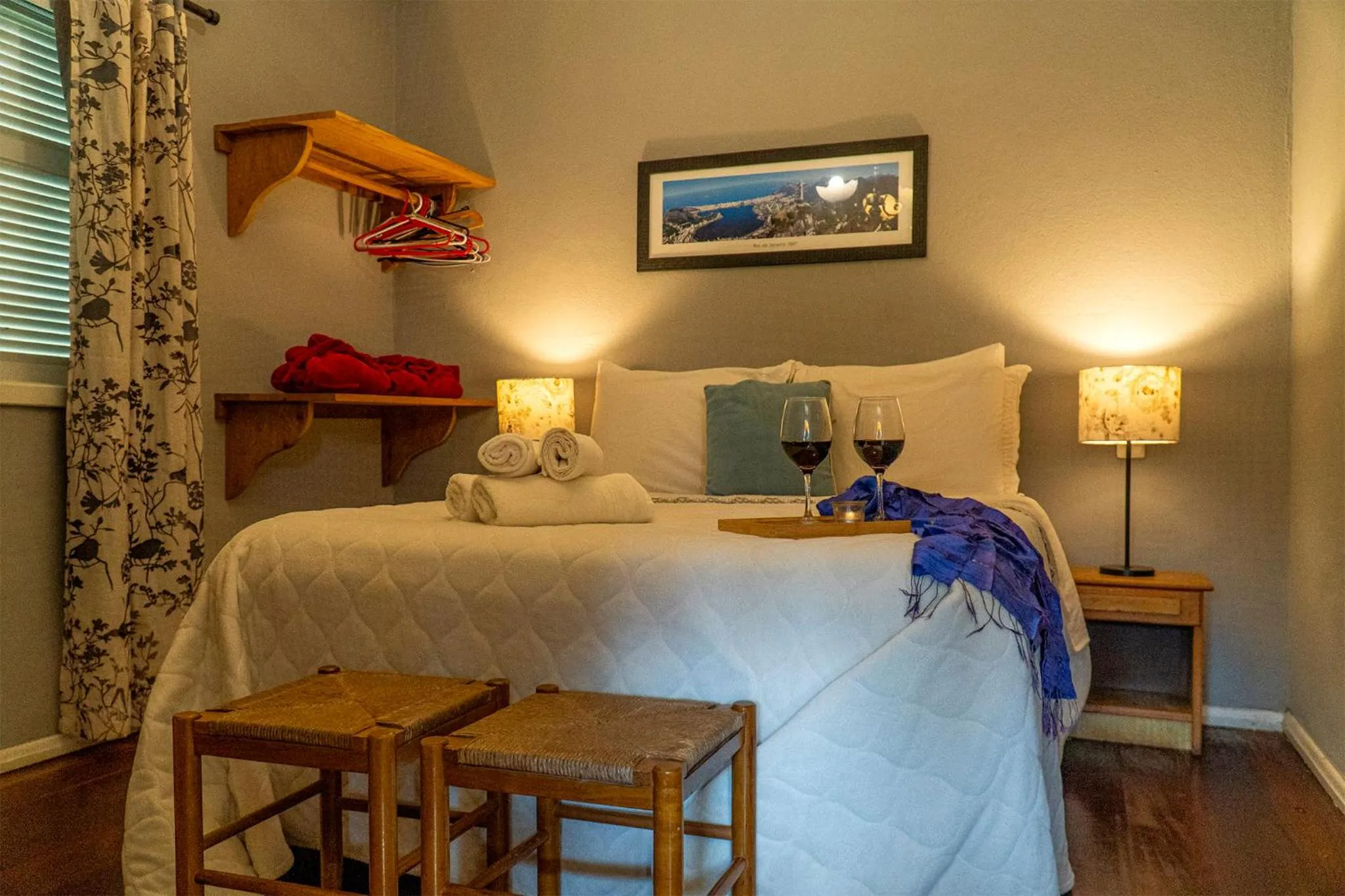 Bed in Pousada Refúgio das Aves