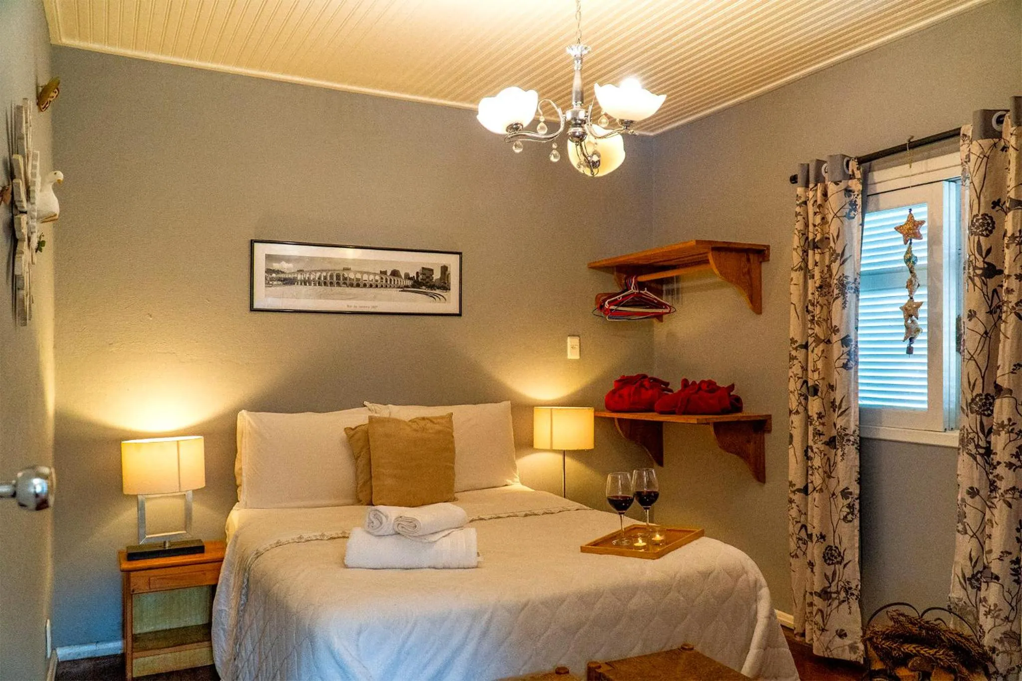 Bed in Pousada Refúgio das Aves