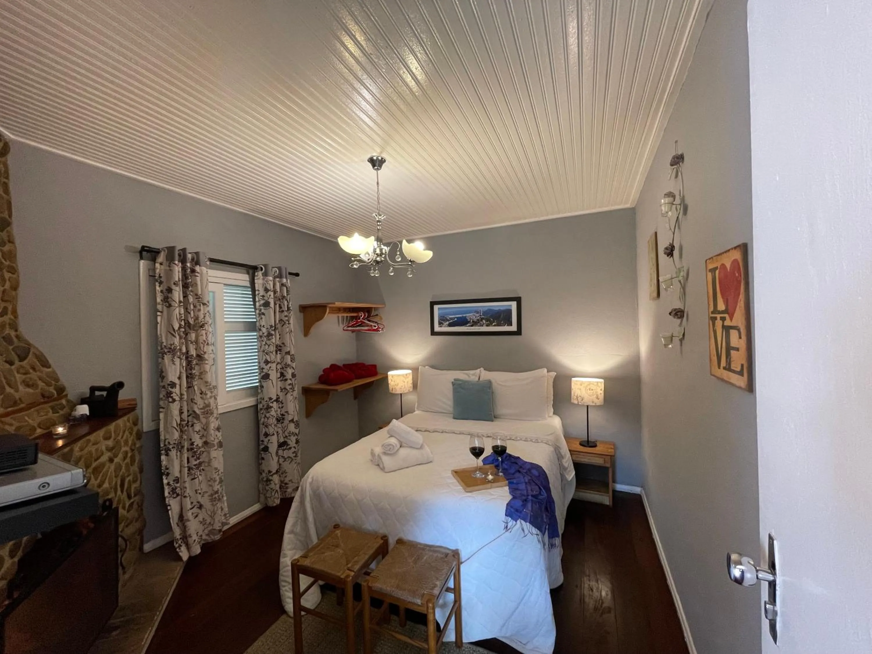 Bed in Pousada Refúgio das Aves