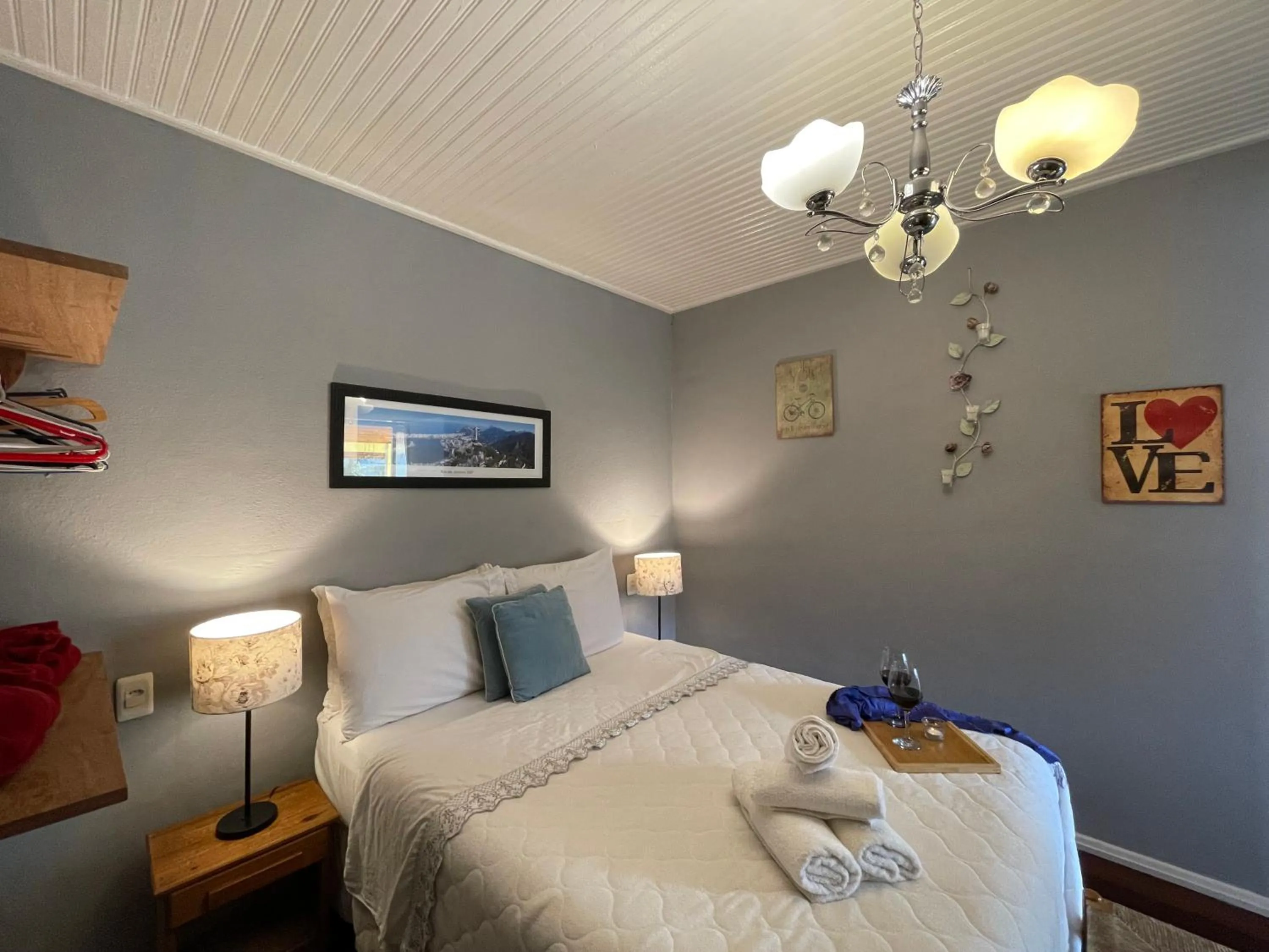 Bed in Pousada Refúgio das Aves