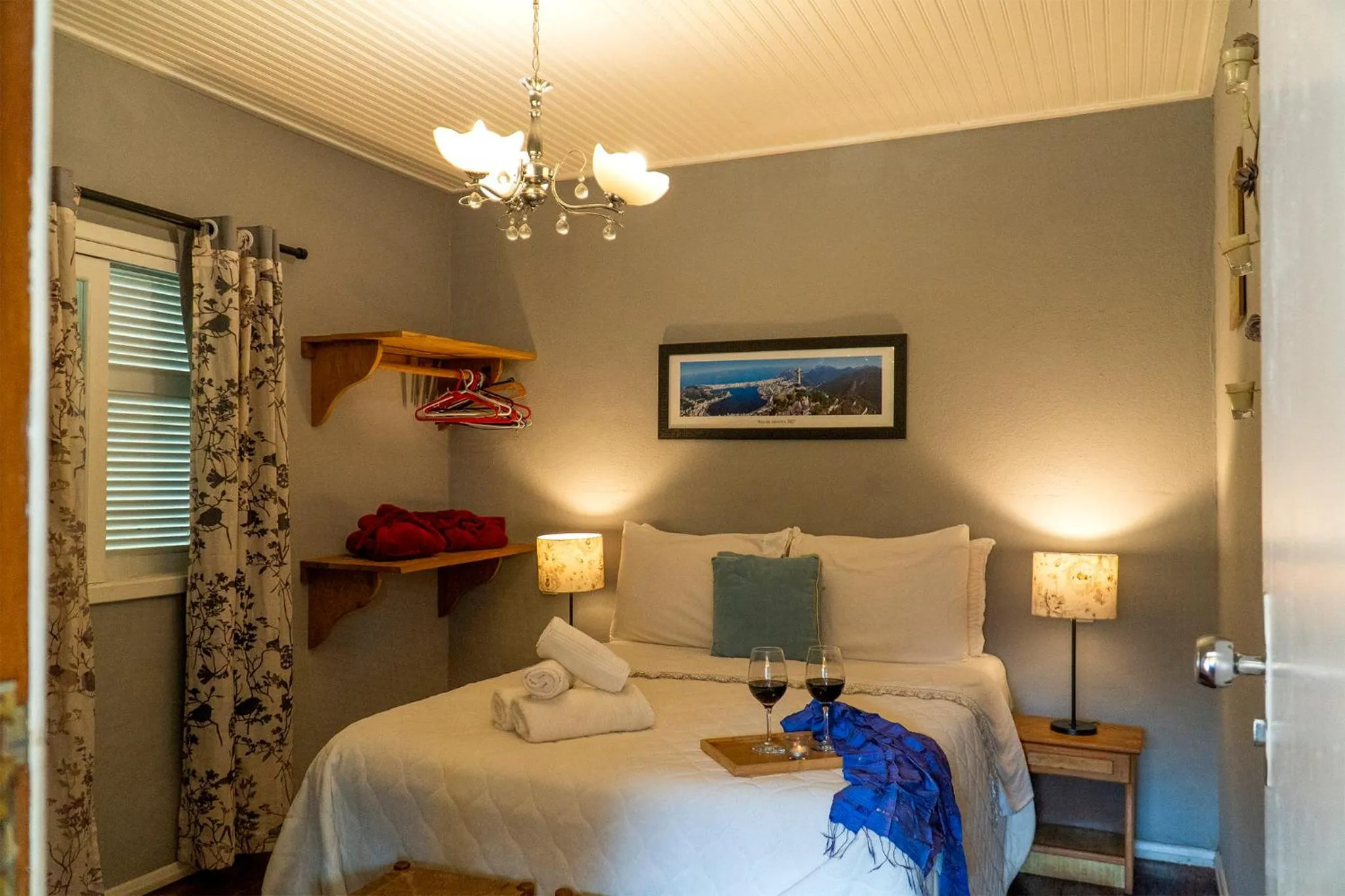 Bed in Pousada Refúgio das Aves