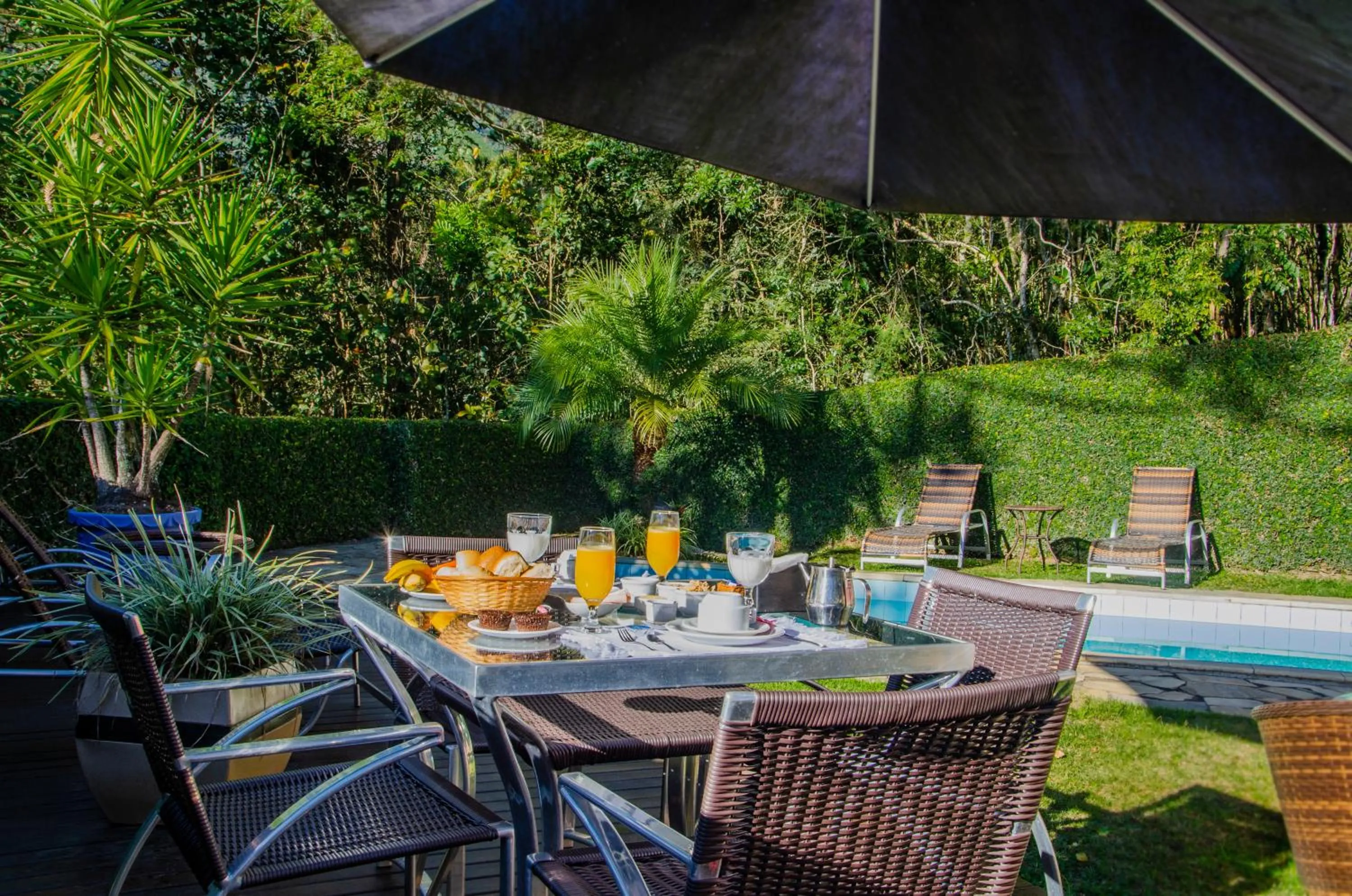 Breakfast in Pousada Refúgio das Aves