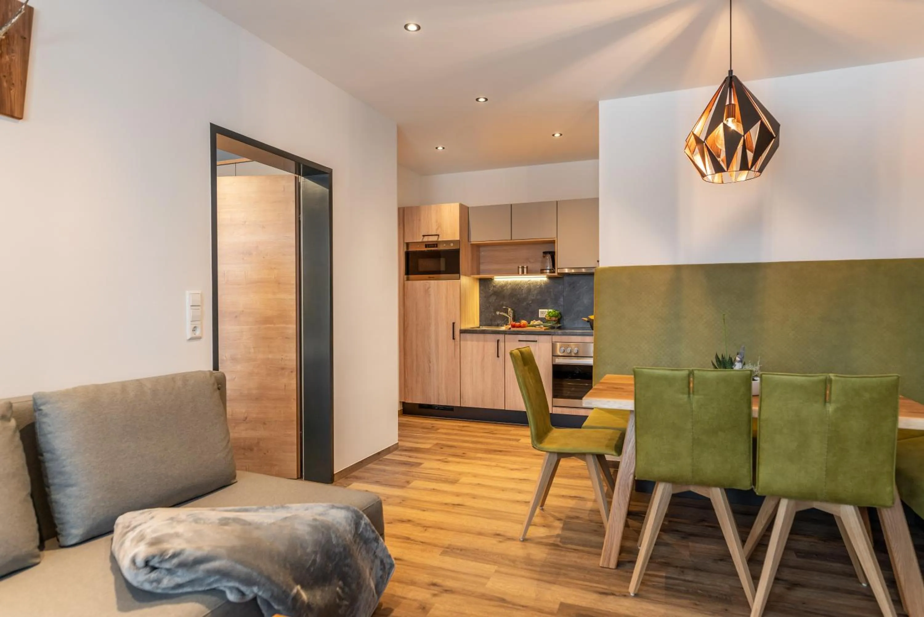 Kitchen or kitchenette in Hotel Moser