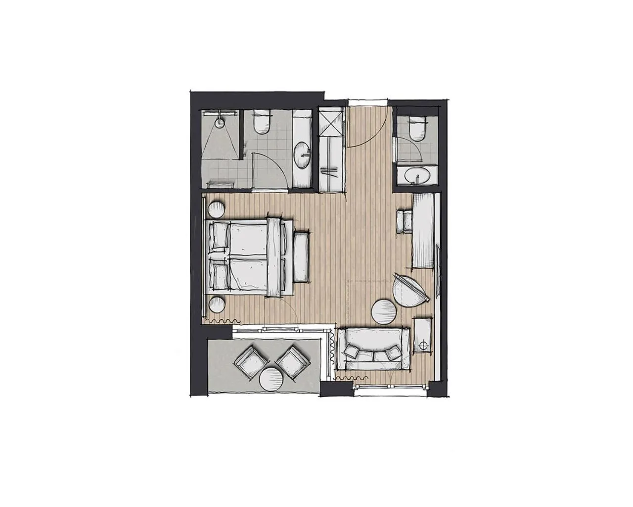 Photo of the whole room in Nouri