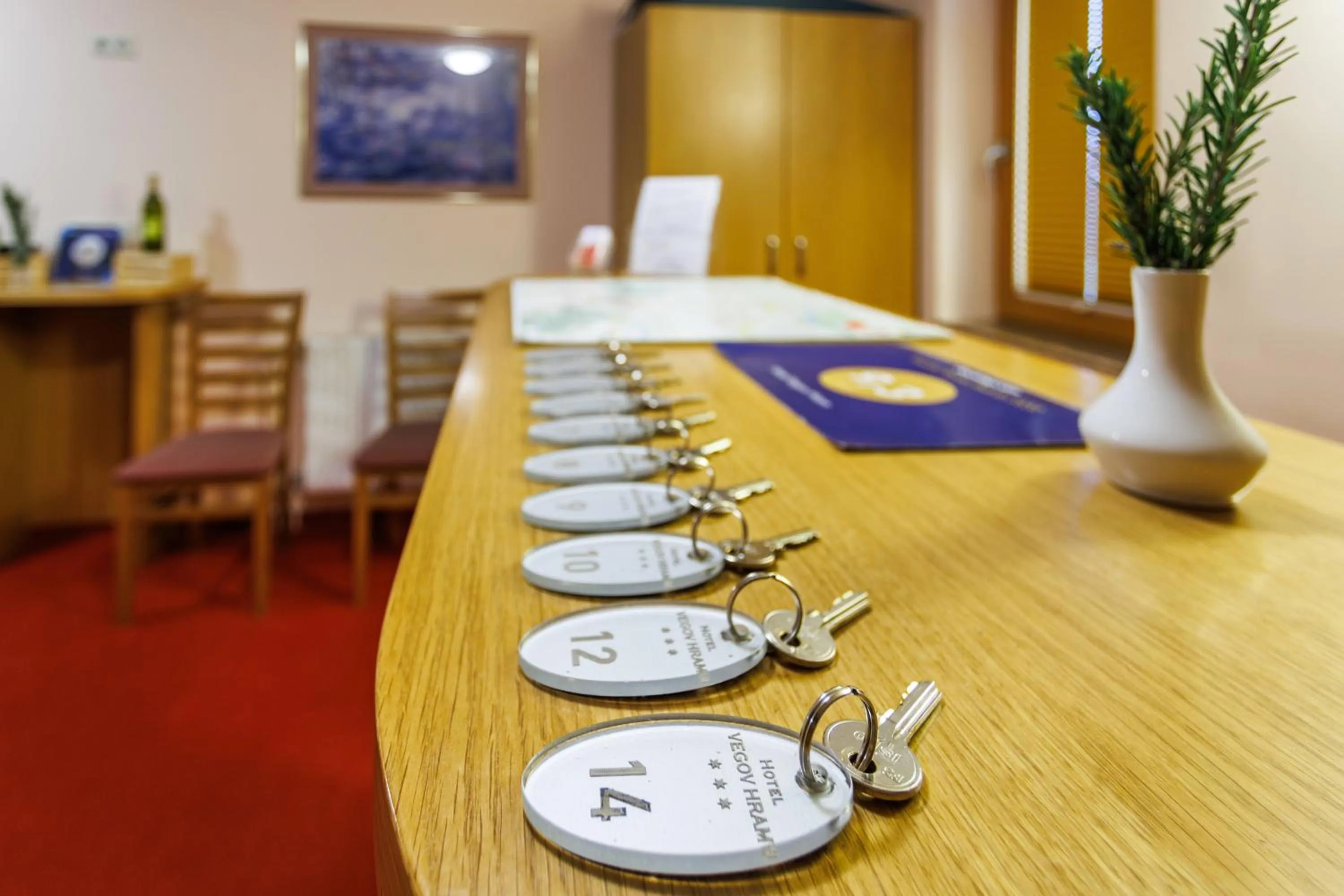 Lobby or reception in Hotel Vegov Hram