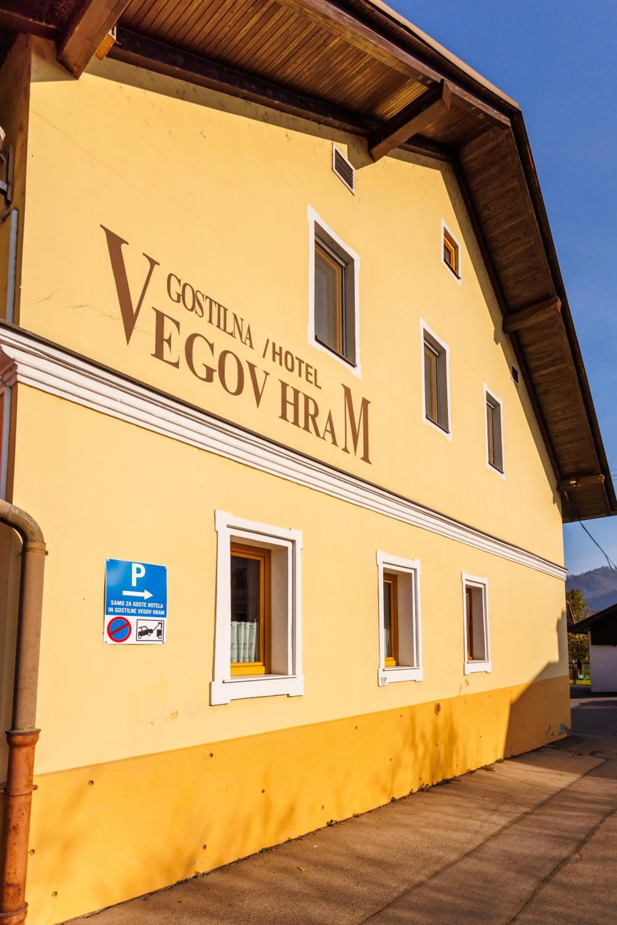 Property building in Hotel Vegov Hram