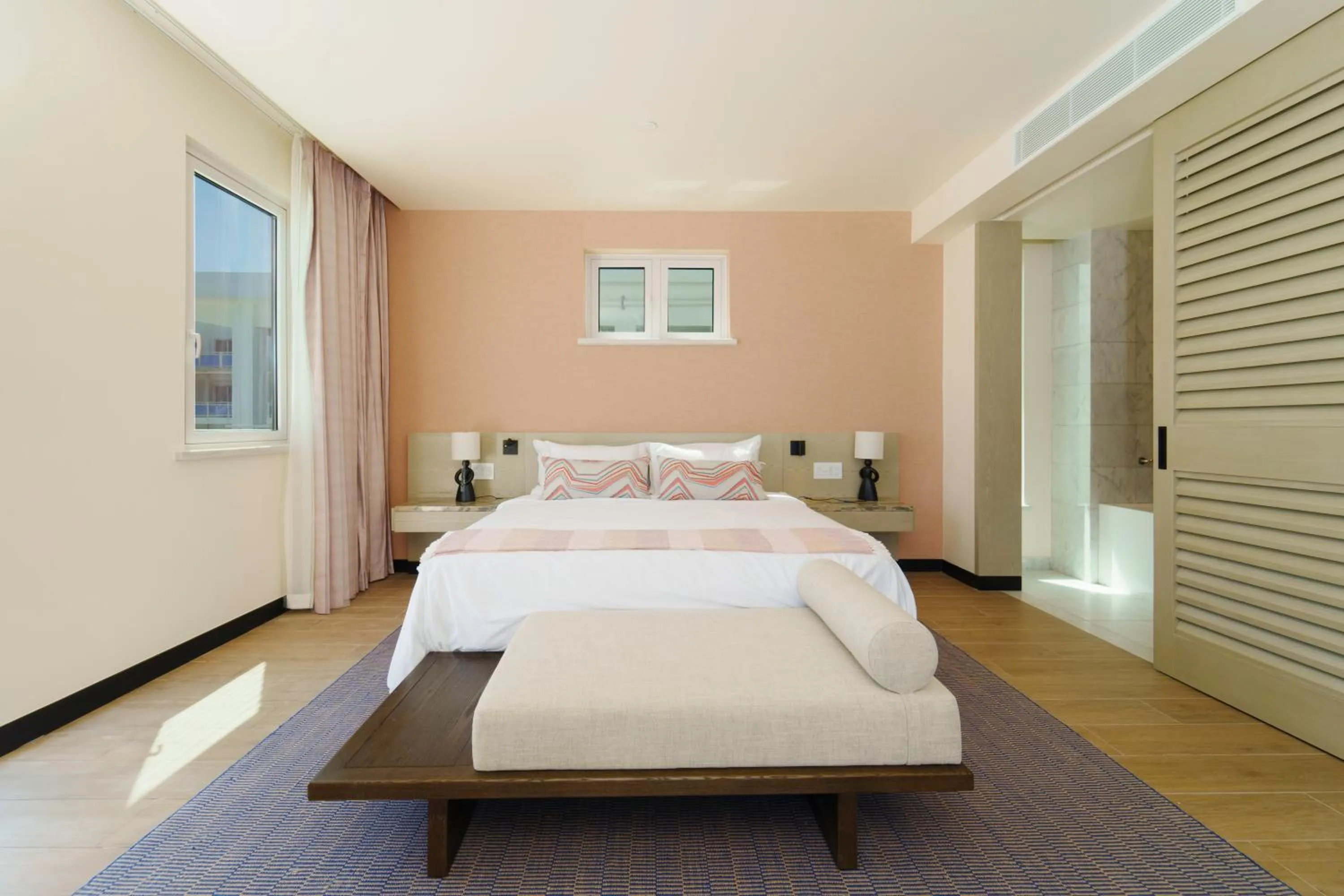 Bed in Wyndham Grand Barbados Sam Lords Castle All Inclusive Resort