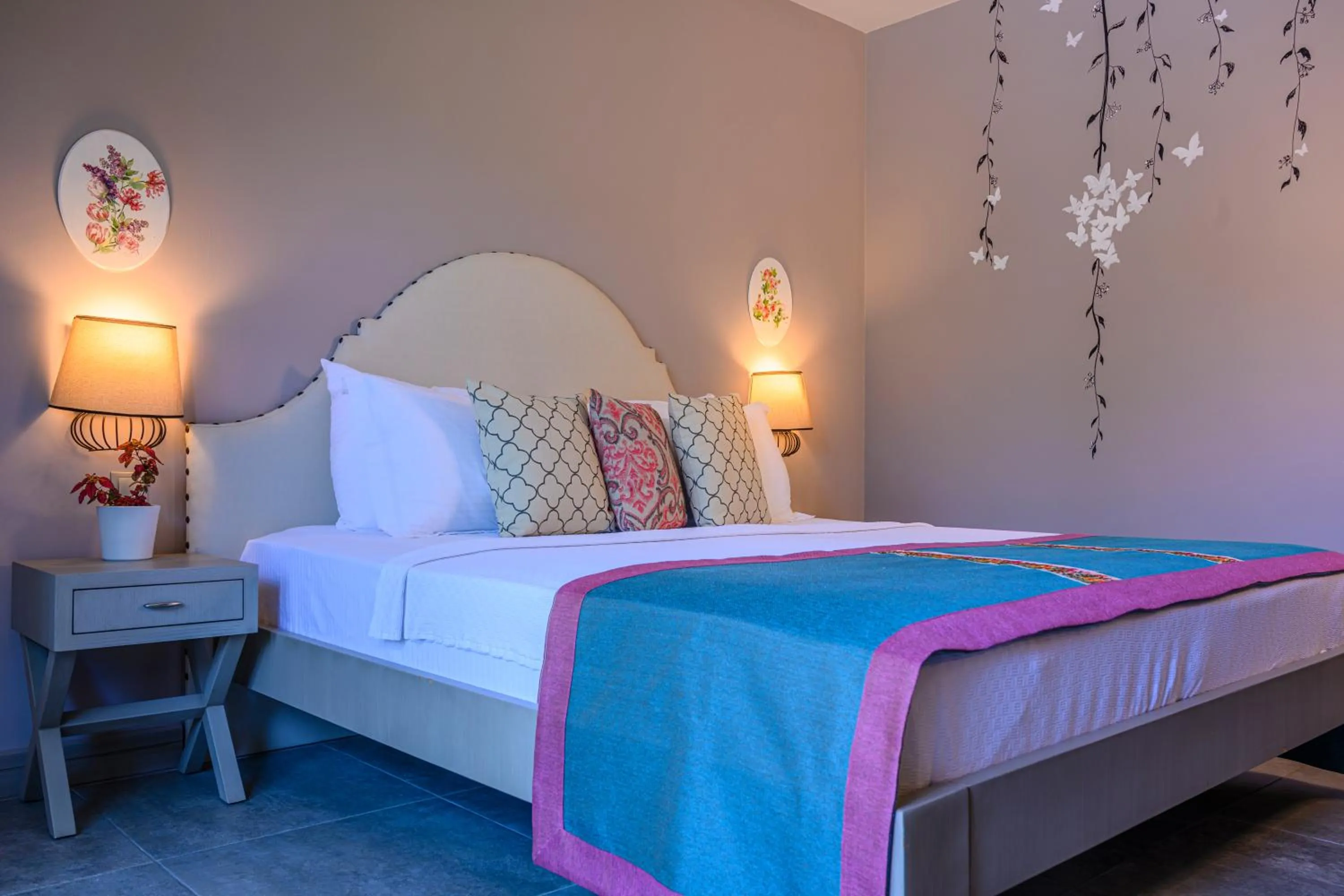 Bed in Villa Rustica Hotel