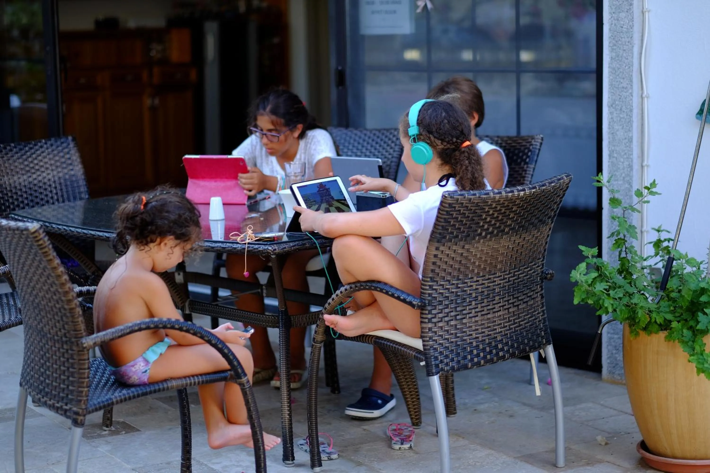 Patio in Villa Rustica Hotel