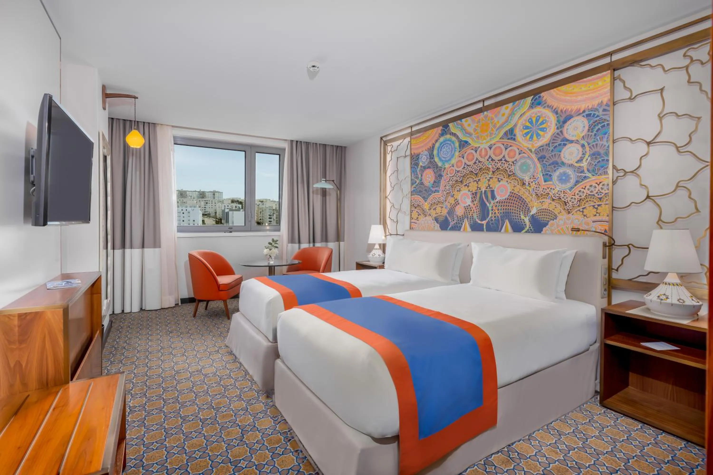 Bed in Mercure Alger Palais Des Congres