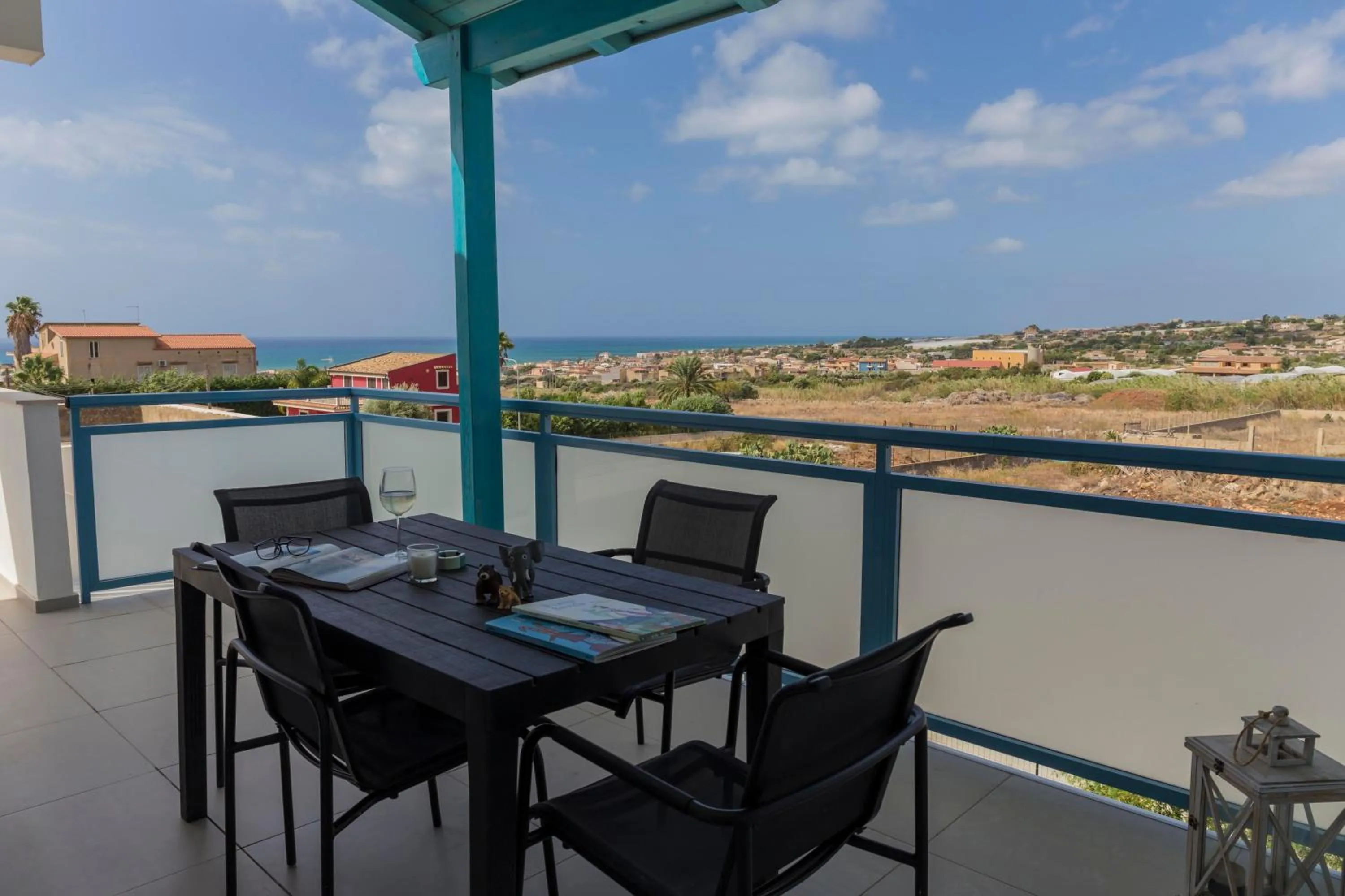 Balcony/Terrace in MareinSicilia Dammusa Residence