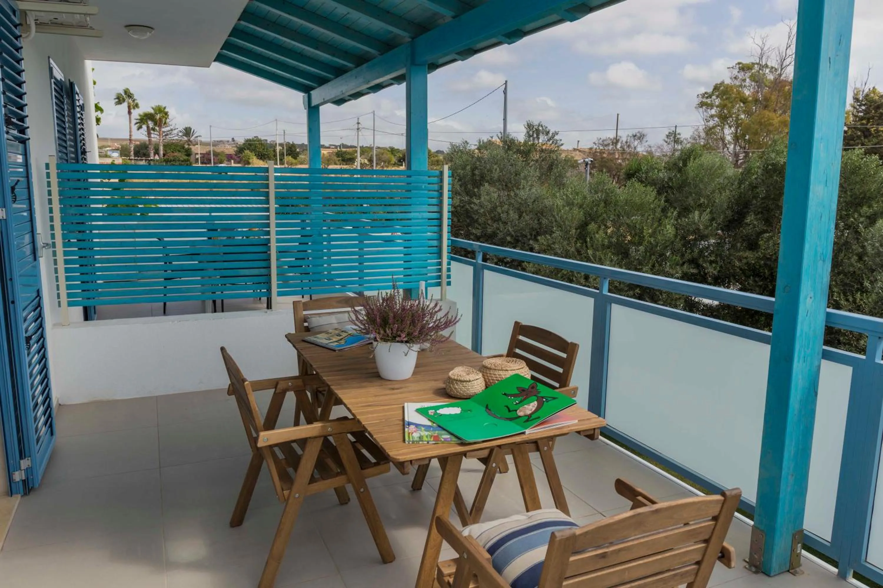 Balcony/Terrace in MareinSicilia Dammusa Residence