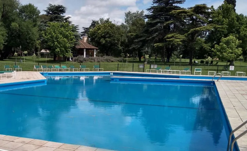 Swimming pool in Hotel Colonial San Nicolás