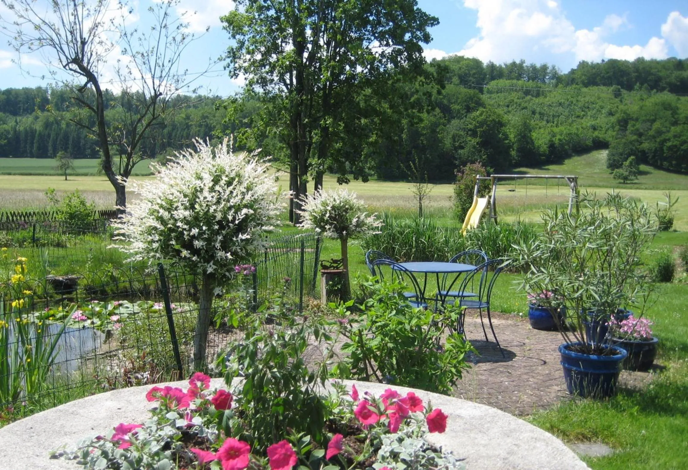 Garden in Les Petites Chambres de la Bleue Maison
